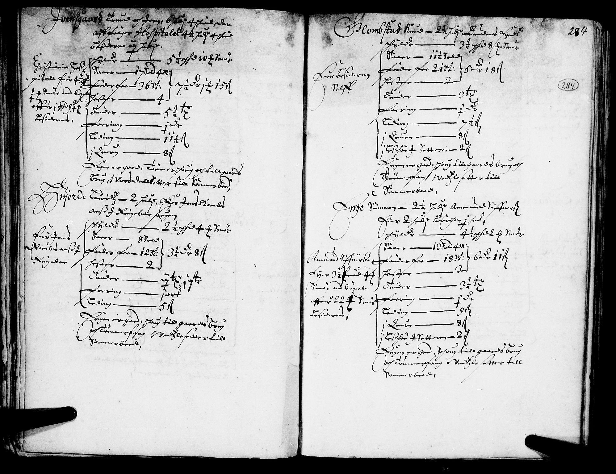 Rentekammeret inntil 1814, Realistisk ordnet avdeling, AV/RA-EA-4070/N/Nb/Nba/L0015: Gudbrandsdalen fogderi, 2. del, 1668, s. 283b-284a