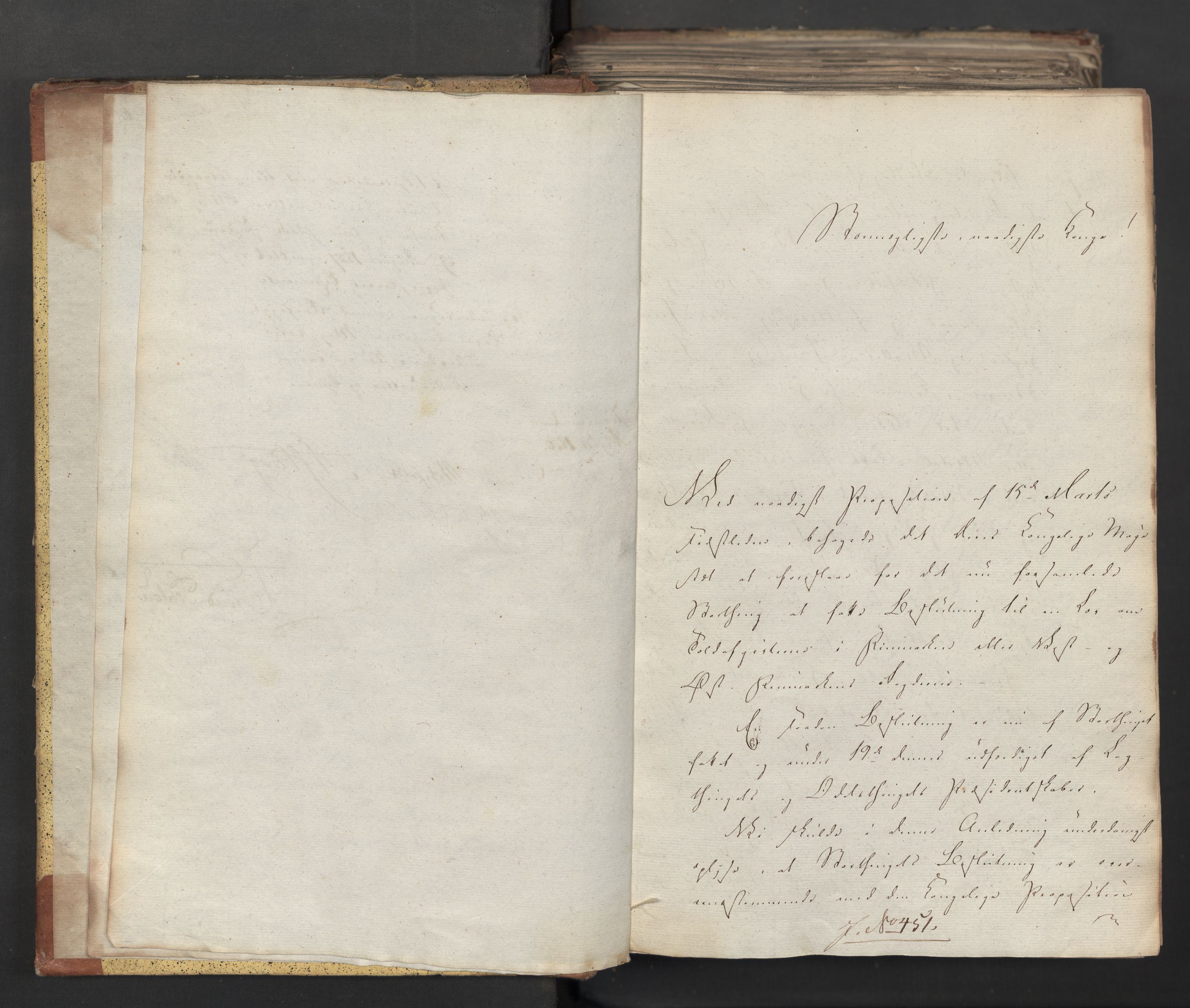 Statsrådsavdelingen i Stockholm, AV/RA-S-1003/D/Da/L0067: Regjeringsinnstillinger nr. 450-659, 1830, s. 6