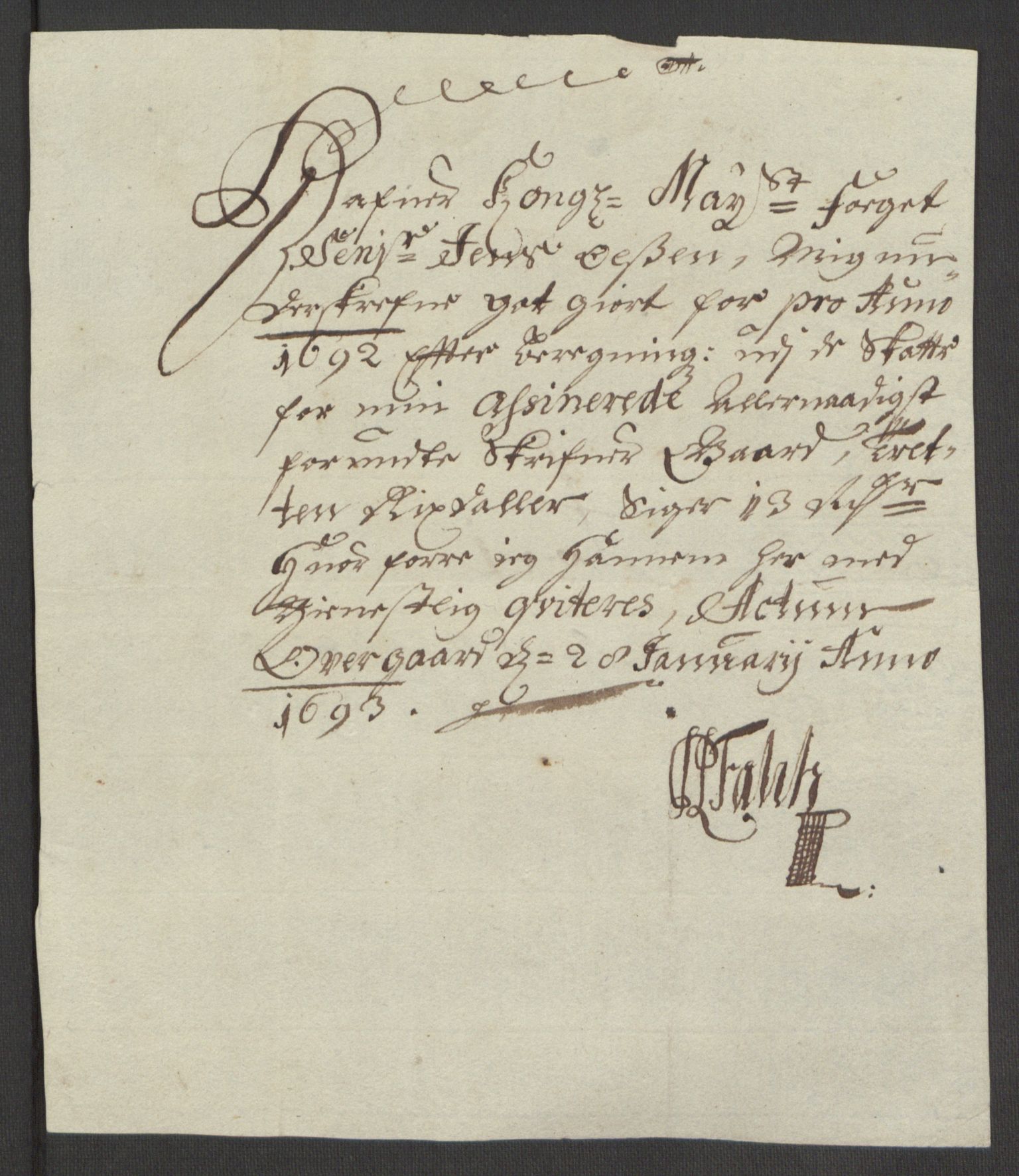 Rentekammeret inntil 1814, Reviderte regnskaper, Fogderegnskap, AV/RA-EA-4092/R64/L4424: Fogderegnskap Namdal, 1692-1695, s. 132
