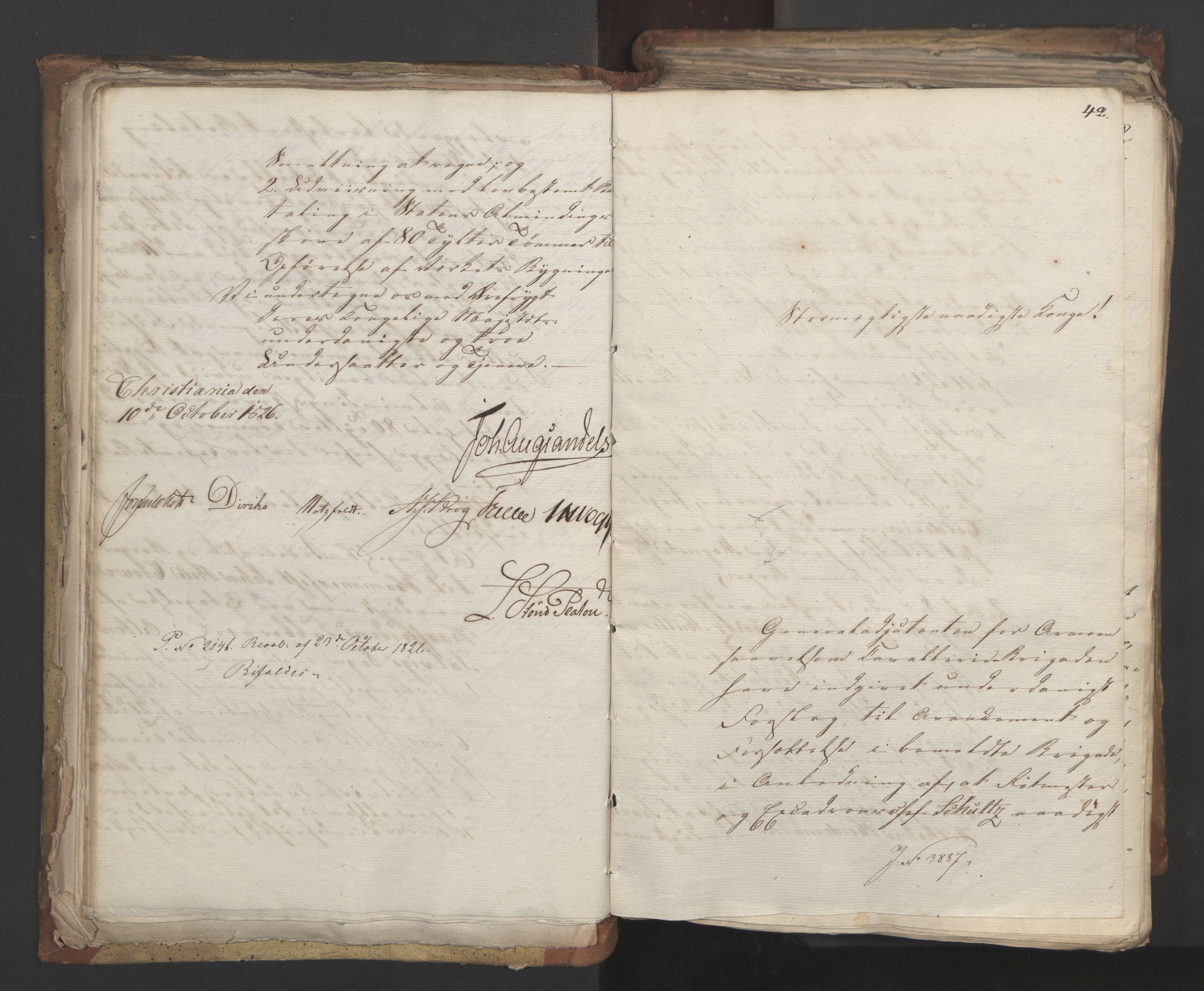 Statsrådsavdelingen i Stockholm, AV/RA-S-1003/D/Da/L0049: Regjeringsinnstillinger nr. 3860-4086, 1826, s. 61
