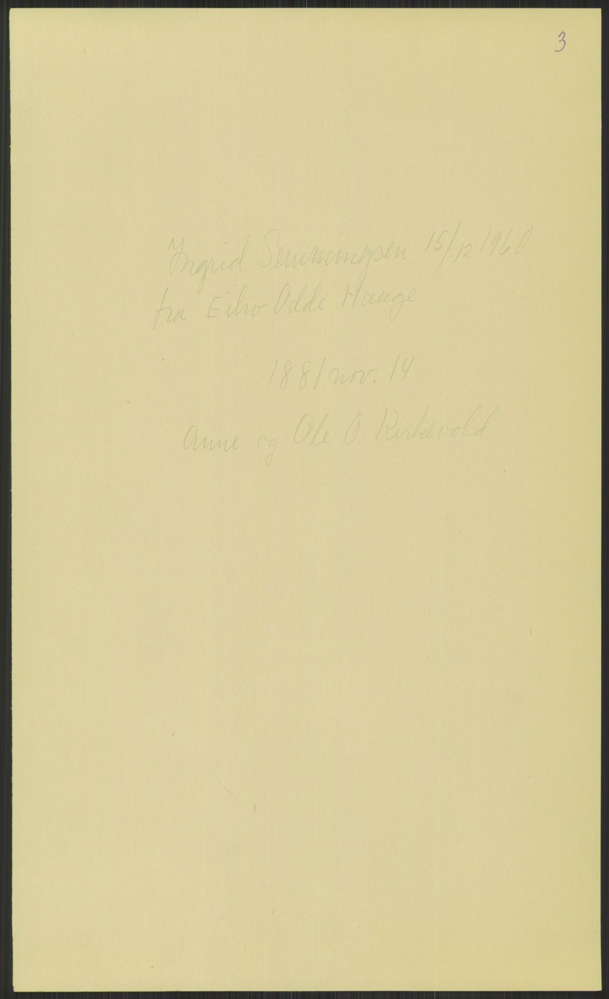 Samlinger til kildeutgivelse, Amerikabrevene, AV/RA-EA-4057/F/L0014: Innlån fra Oppland: Nyberg - Slettahaugen, 1838-1914, s. 723