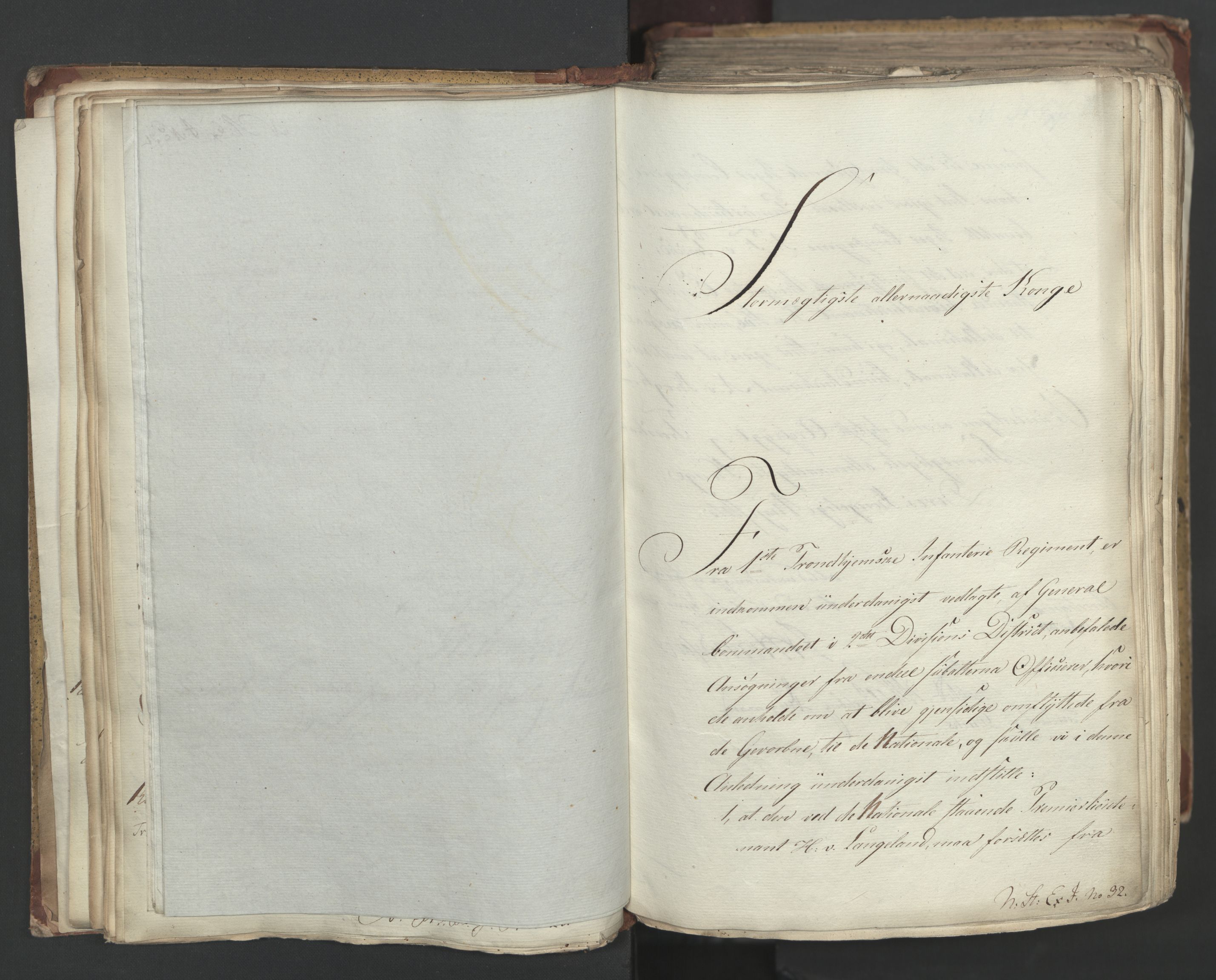 Statsrådsavdelingen i Stockholm, AV/RA-S-1003/D/Da/L0001: Regjeringsinnstillinger nr. 1-262, 1814-1815, s. 66