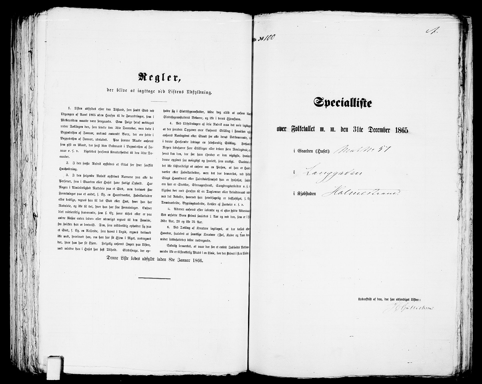 RA, Folketelling 1865 for 0702B Botne prestegjeld, Holmestrand kjøpstad, 1865, s. 207