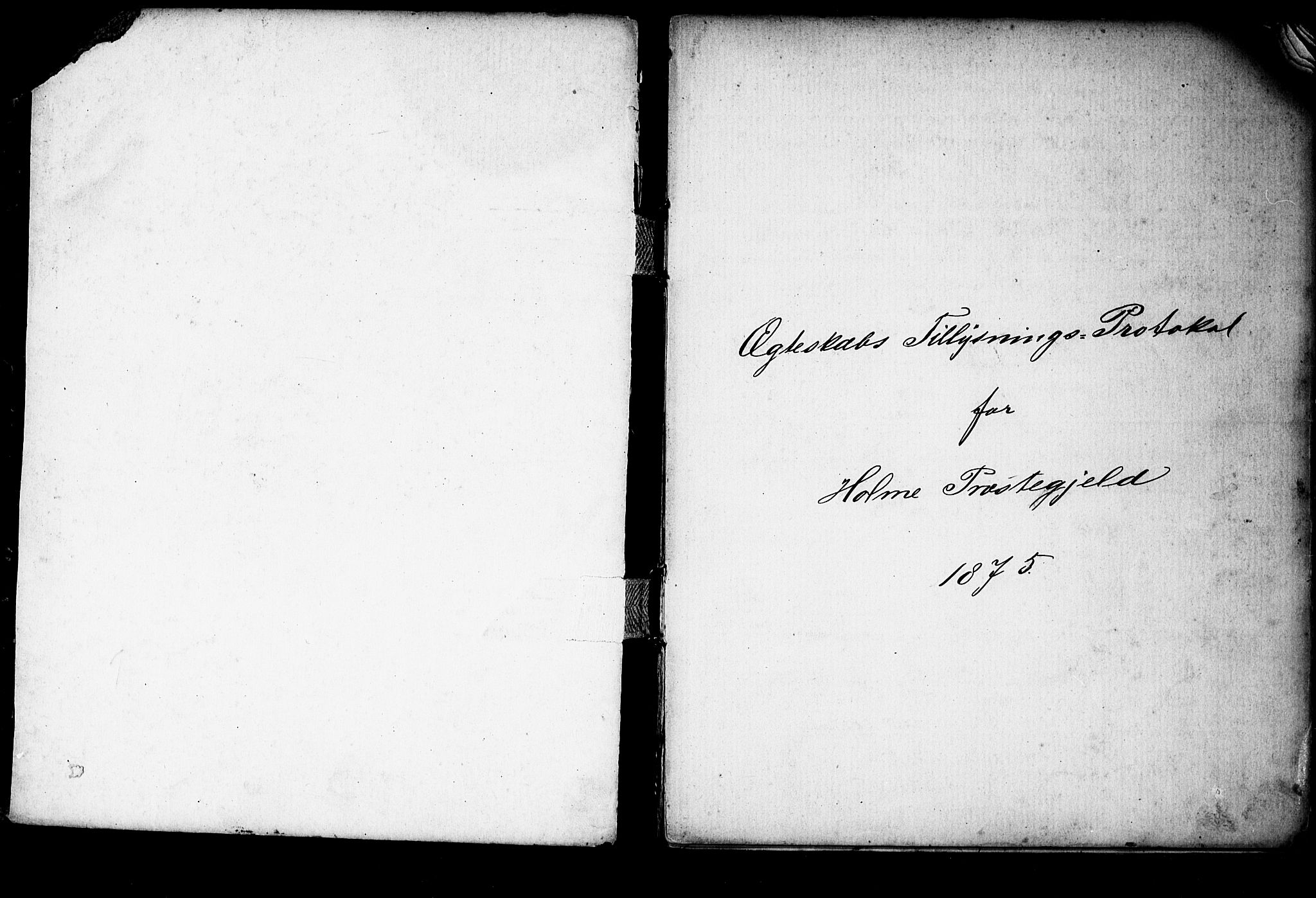 Holum sokneprestkontor, SAK/1111-0022/F/Fe/L0003: Lysningsprotokoll nr. II 5 3, 1875-1891