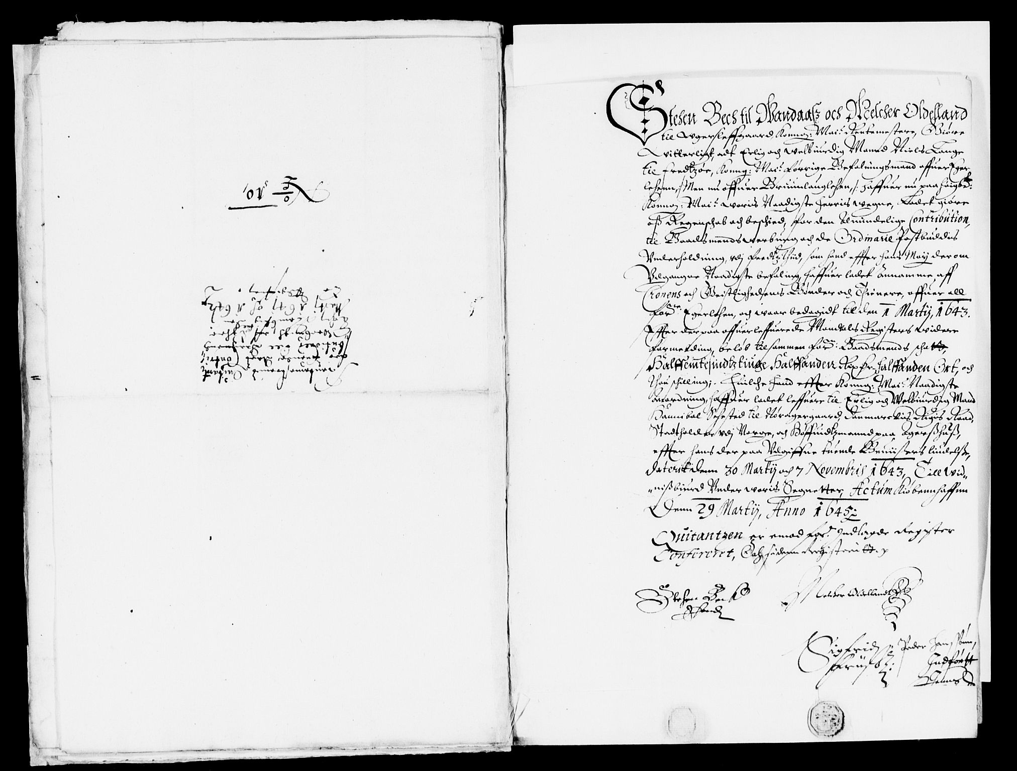 Rentekammeret inntil 1814, Reviderte regnskaper, Lensregnskaper, AV/RA-EA-5023/R/Rb/Rbm/L0007: Eiker len, 1640-1643