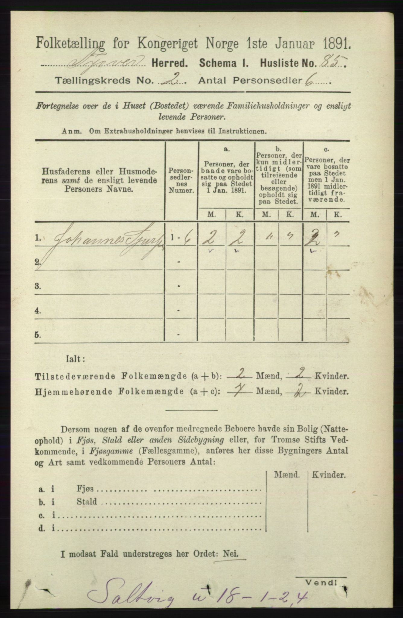 RA, Folketelling 1891 for 1146 Tysvær herred, 1891, s. 686