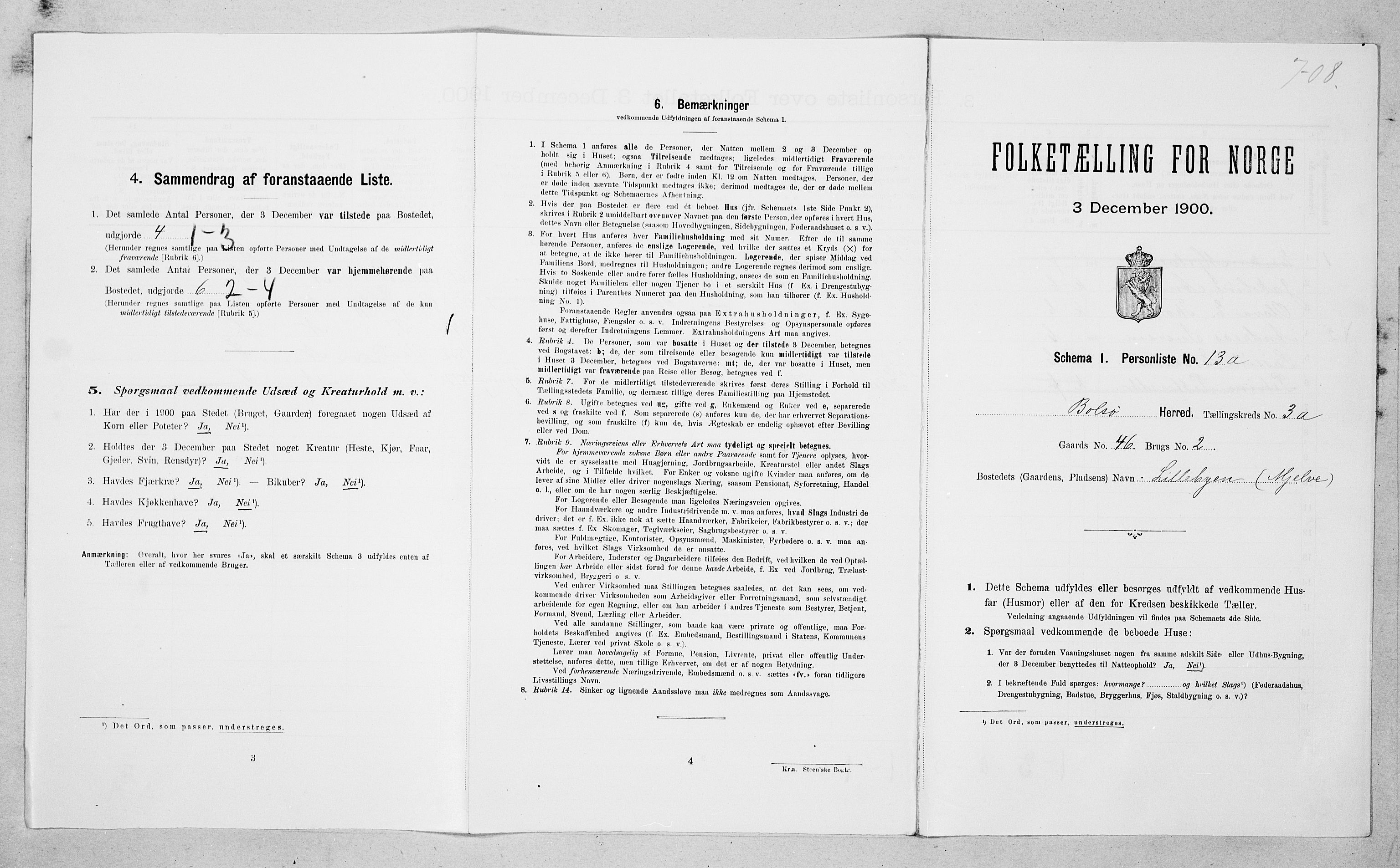 SAT, Folketelling 1900 for 1544 Bolsøy herred, 1900, s. 579