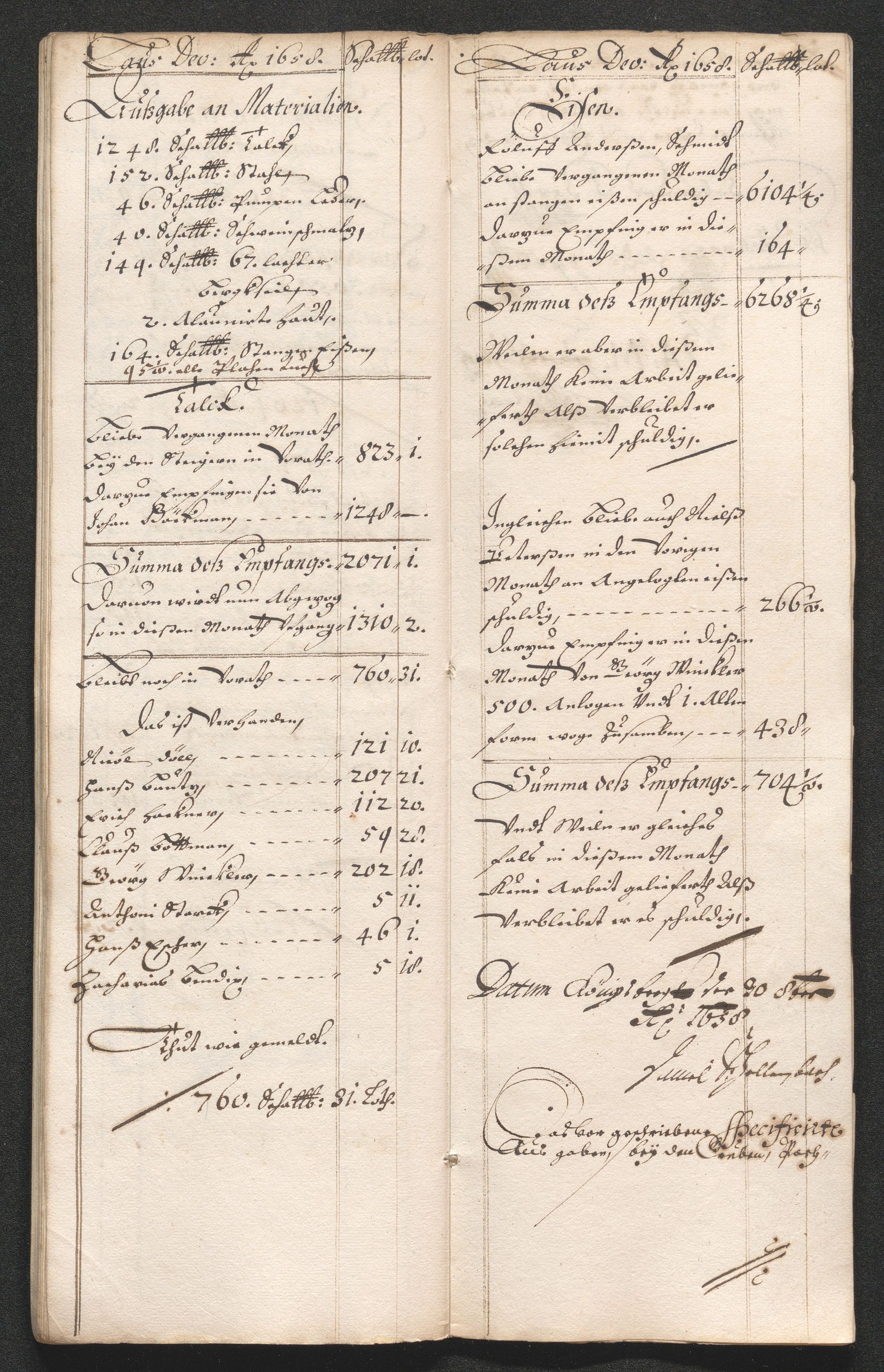 Kongsberg Sølvverk 1623-1816, AV/SAKO-EA-3135/001/D/Dc/Dcd/L0033: Utgiftsregnskap for gruver m.m. , 1658, s. 574