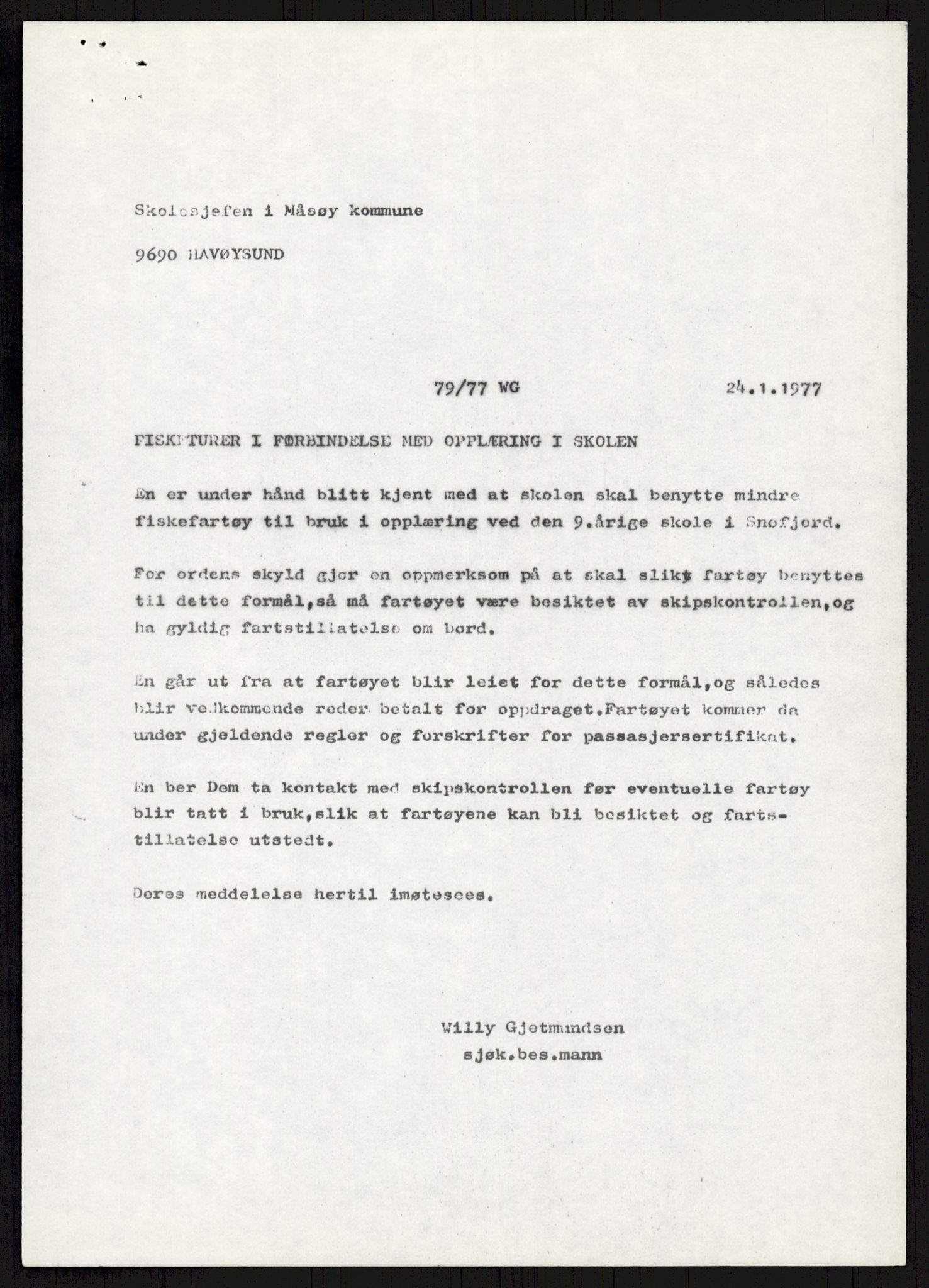 Sjøfartsdirektoratet med forløpere, generelt arkiv, AV/RA-S-1407/D/Du/Duc/L0641/0004: Skipskontrollen - Forskrifter    / Utleiebåter (2 mapper), 1977-1989, s. 125