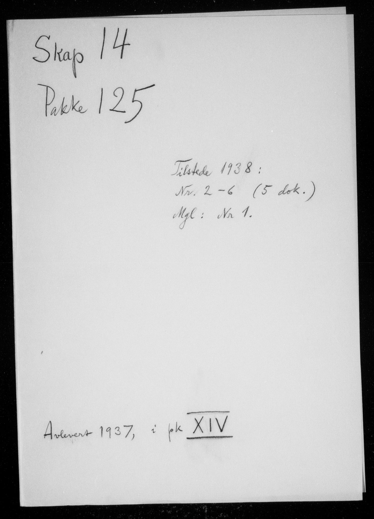 Danske Kanselli, Skapsaker, RA/EA-4061/F/L0061: Skap 14, pakke 123-157, 1600-1718, s. 11