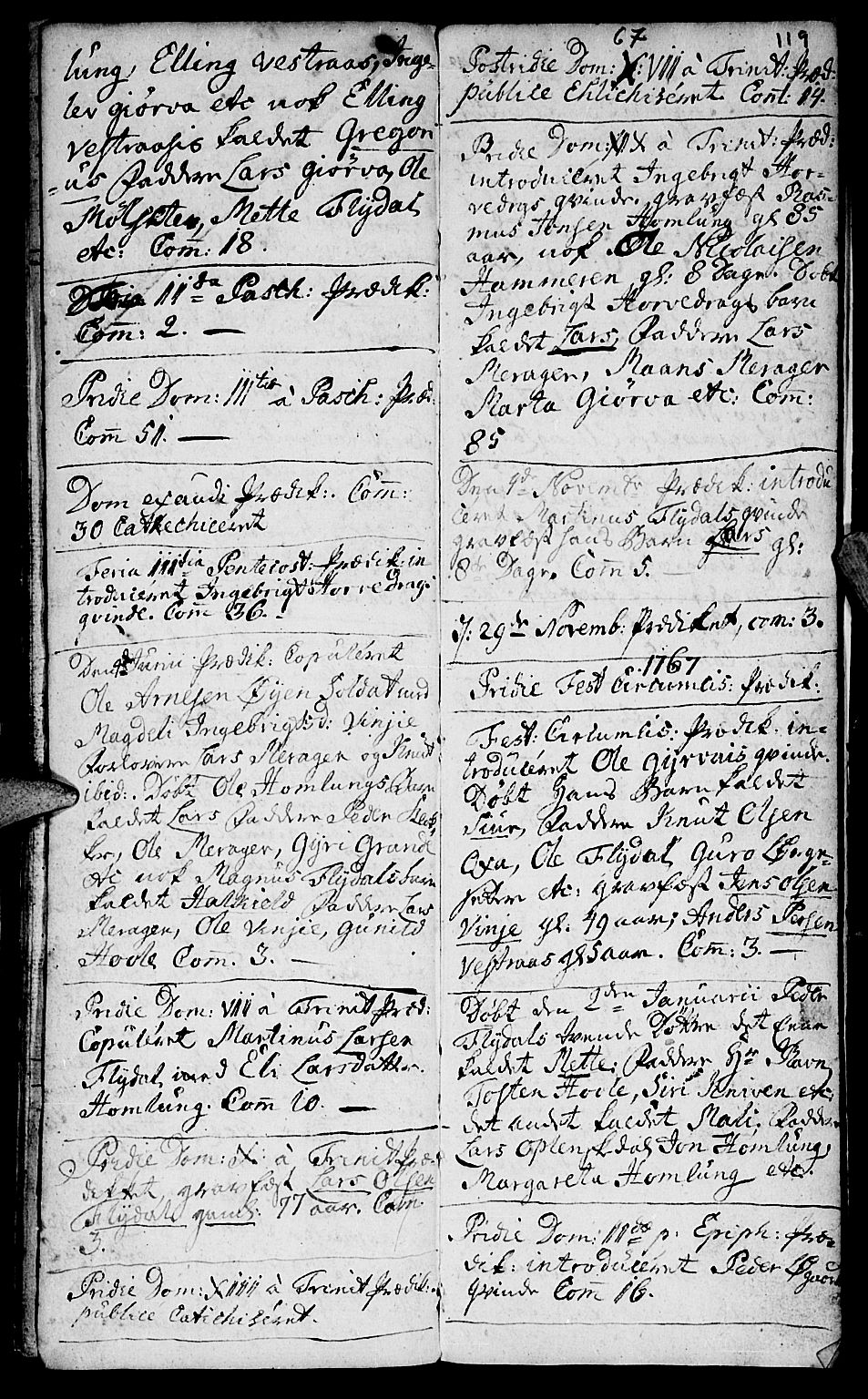 Ministerialprotokoller, klokkerbøker og fødselsregistre - Møre og Romsdal, AV/SAT-A-1454/519/L0243: Ministerialbok nr. 519A02, 1760-1770, s. 119