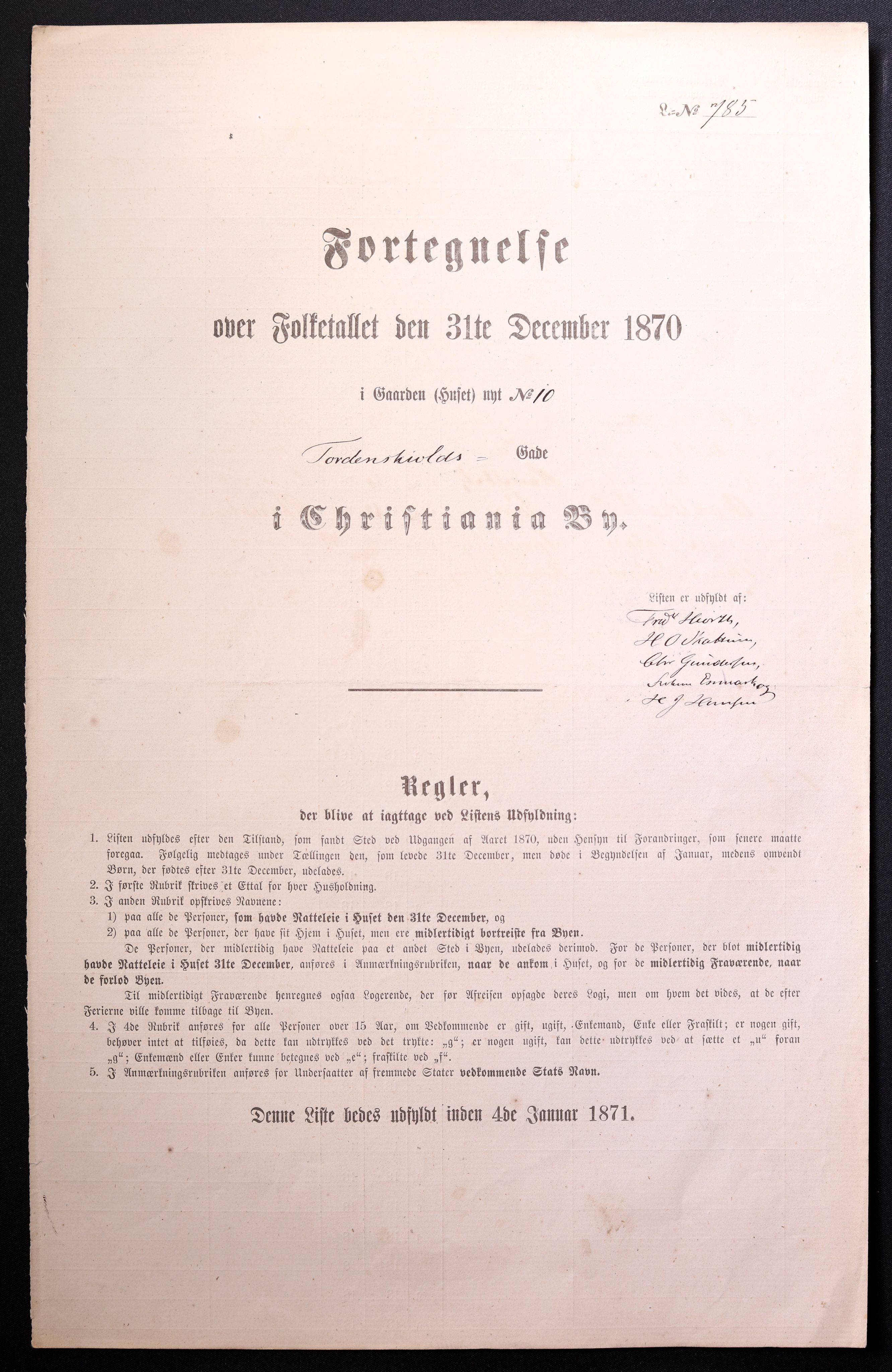 RA, Folketelling 1870 for 0301 Kristiania kjøpstad, 1870, s. 4338