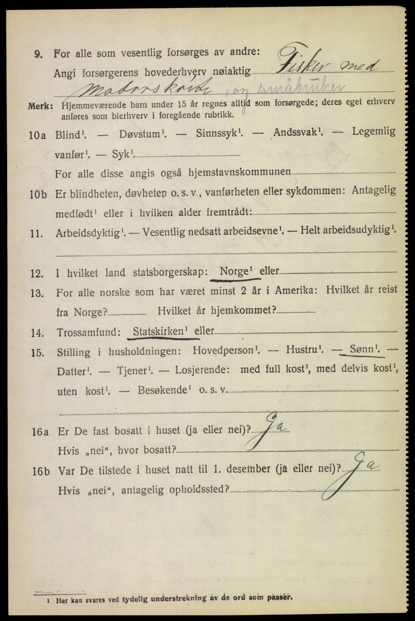 SAK, Folketelling 1920 for 1011 Randesund herred, 1920, s. 1477
