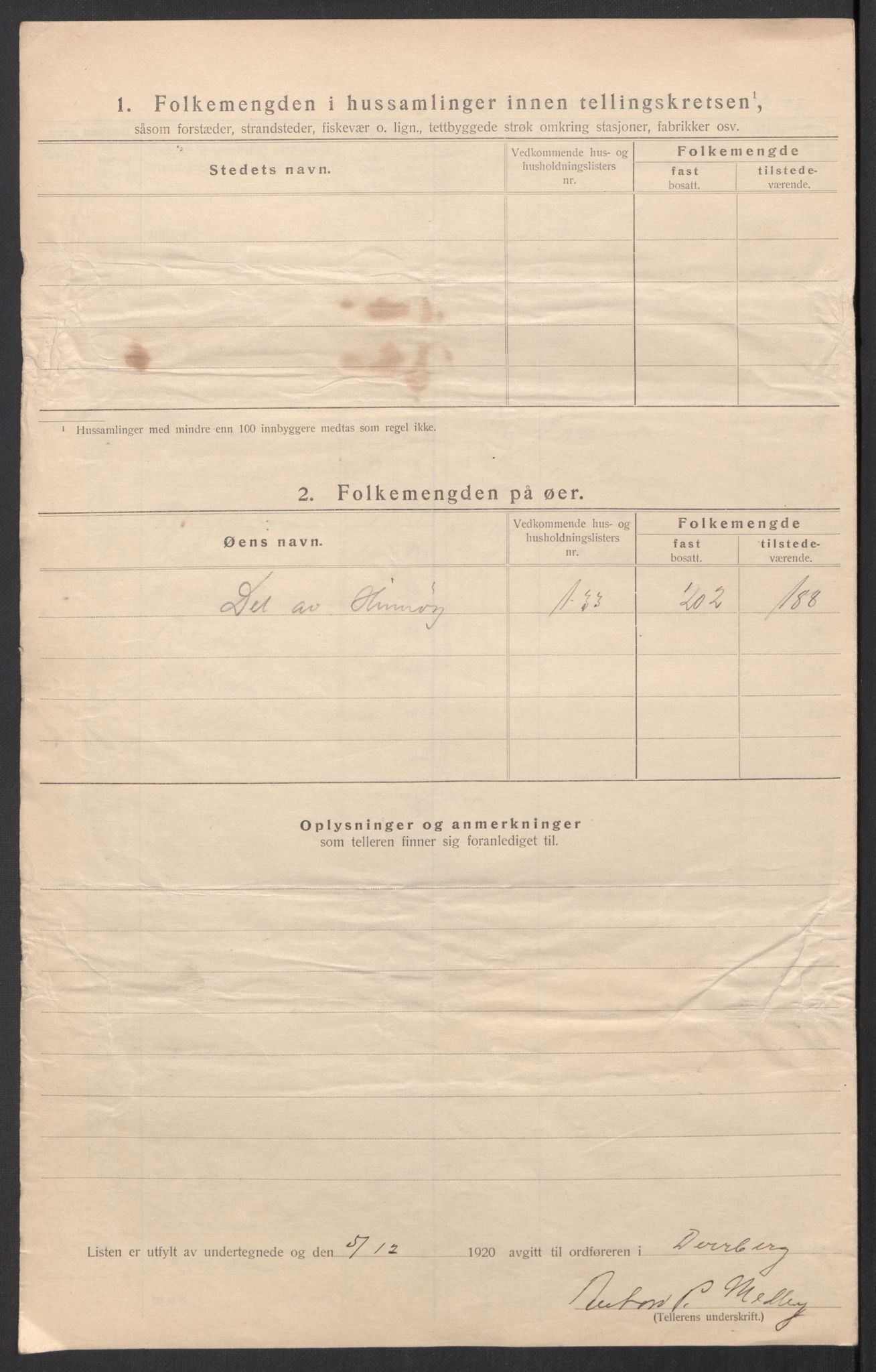 SAT, Folketelling 1920 for 1872 Dverberg herred, 1920, s. 56