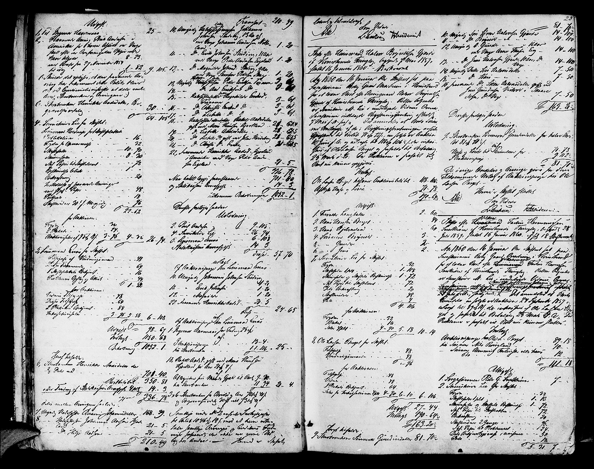 Sunnhordland sorenskrivar, AV/SAB-A-2401/1/H/Ha/Hae/L0005: Skifteprotokollar. Skånevik, Etne, Fjelberg og Kvinnherad. Register i protokoll, 1859-1872, s. 22b-23a