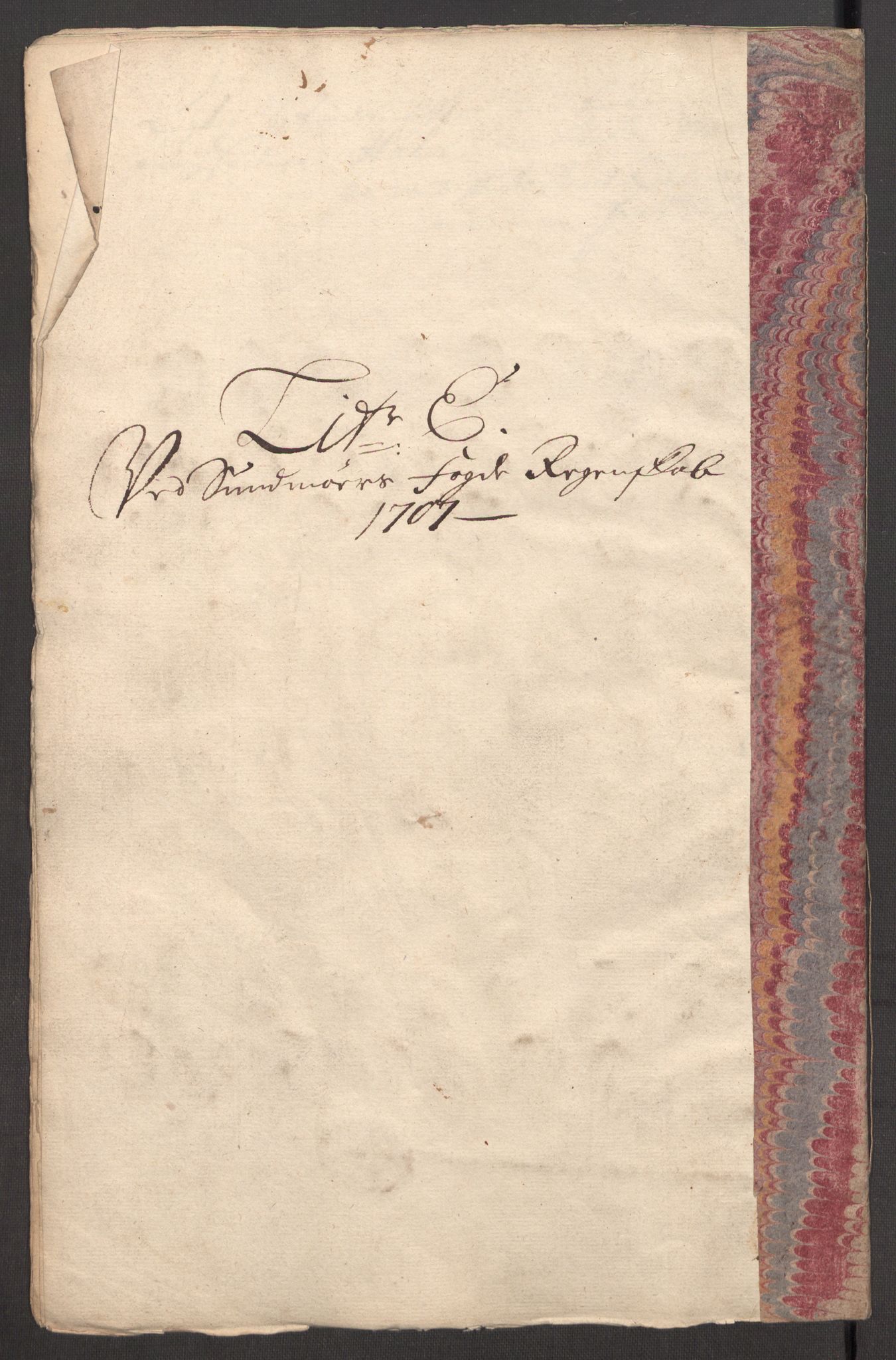 Rentekammeret inntil 1814, Reviderte regnskaper, Fogderegnskap, RA/EA-4092/R54/L3561: Fogderegnskap Sunnmøre, 1706-1707, s. 247
