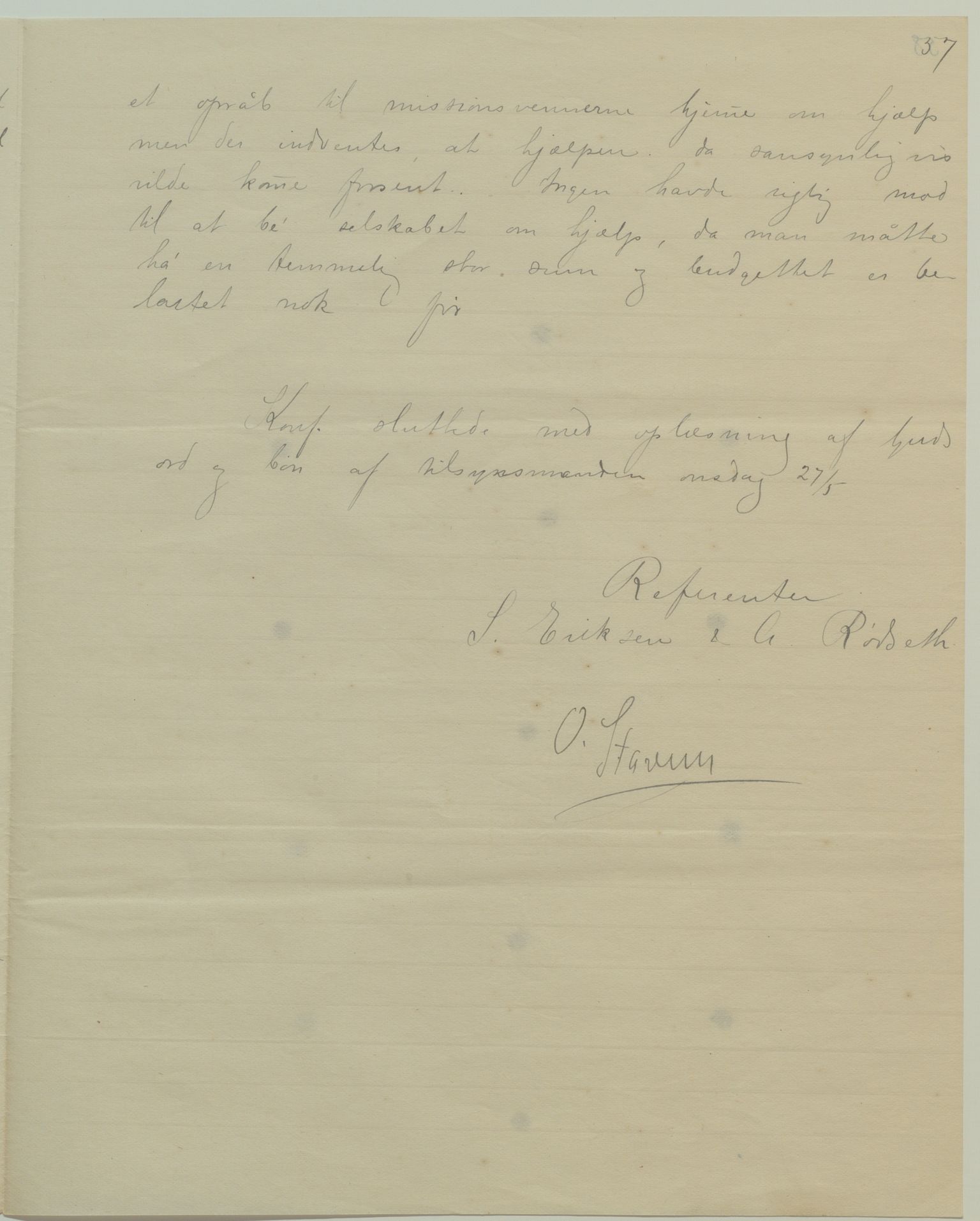 Det Norske Misjonsselskap - hovedadministrasjonen, VID/MA-A-1045/D/Da/Daa/L0041/0003: Konferansereferat og årsberetninger / Konferansereferat fra Sør-Afrika., 1896, s. 57