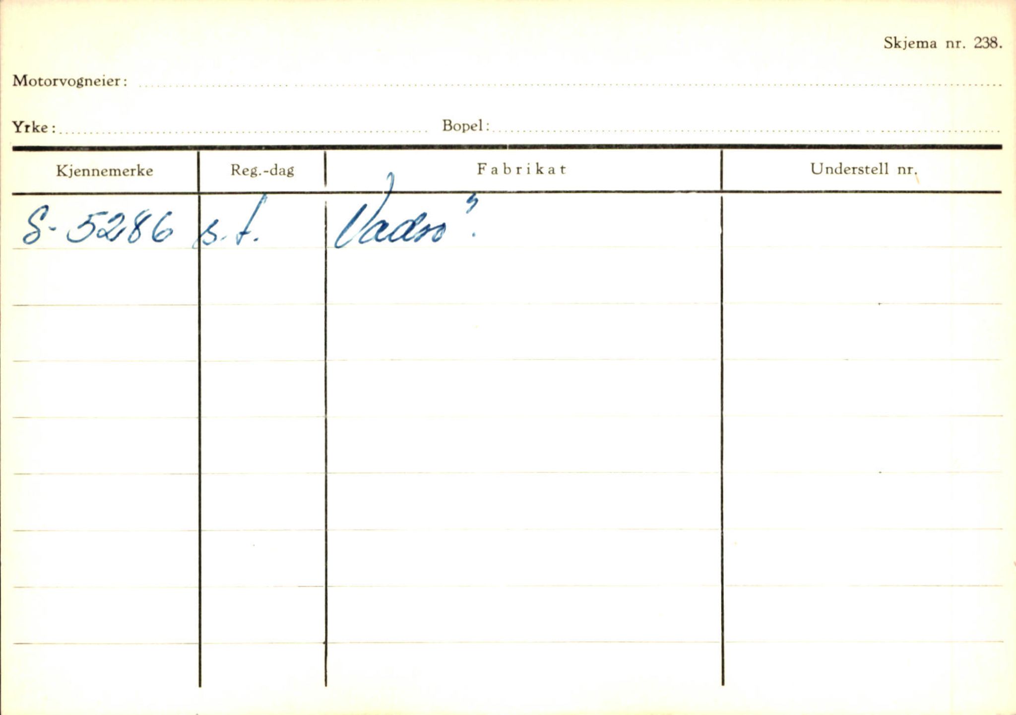 Statens vegvesen, Sogn og Fjordane vegkontor, AV/SAB-A-5301/4/F/L0125: Eigarregister Sogndal V-Å. Aurland A-Å. Fjaler A-N, 1945-1975, s. 344