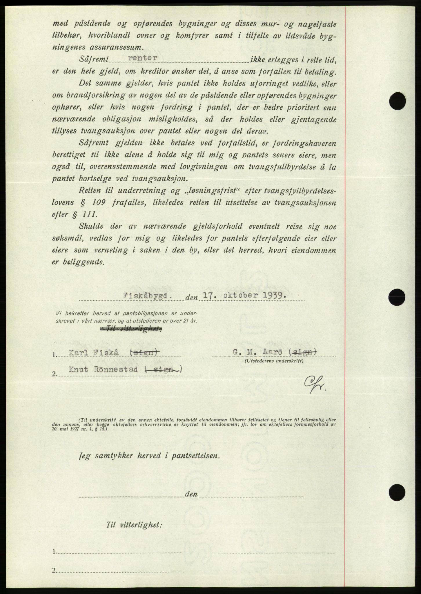 Søre Sunnmøre sorenskriveri, AV/SAT-A-4122/1/2/2C/L0069: Pantebok nr. 63, 1939-1940, Dagboknr: 1578/1939