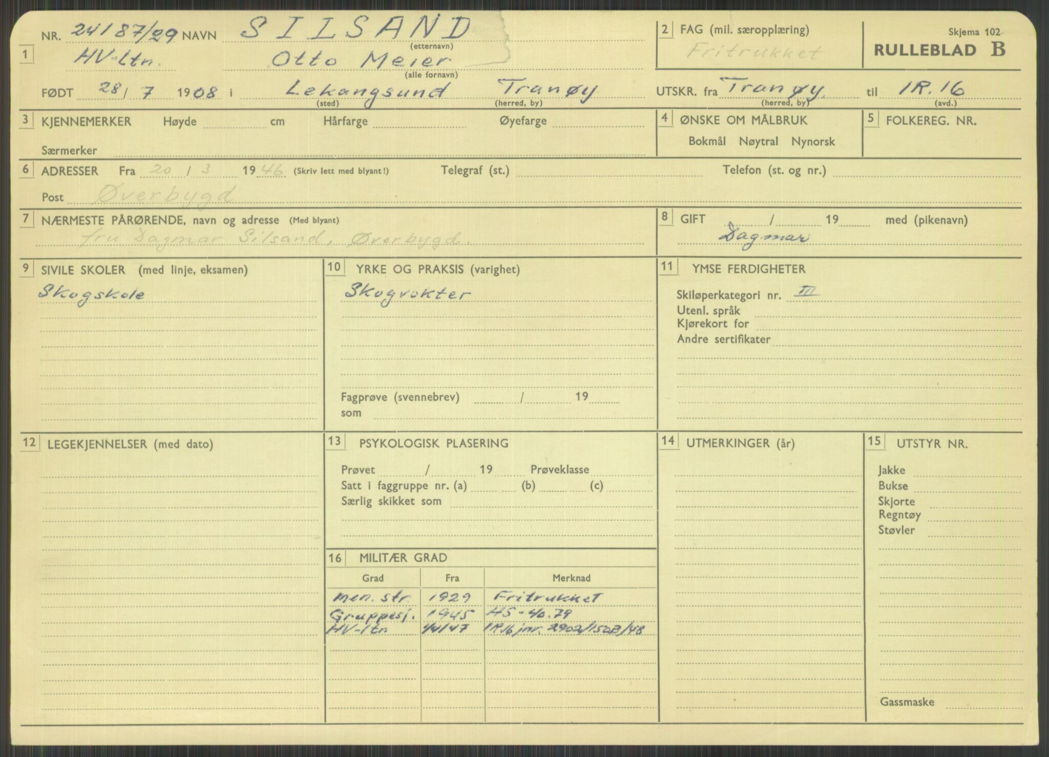 Forsvaret, Troms infanteriregiment nr. 16, AV/RA-RAFA-3146/P/Pa/L0014: Rulleblad for regimentets menige mannskaper, årsklasse 1930, 1930, s. 939