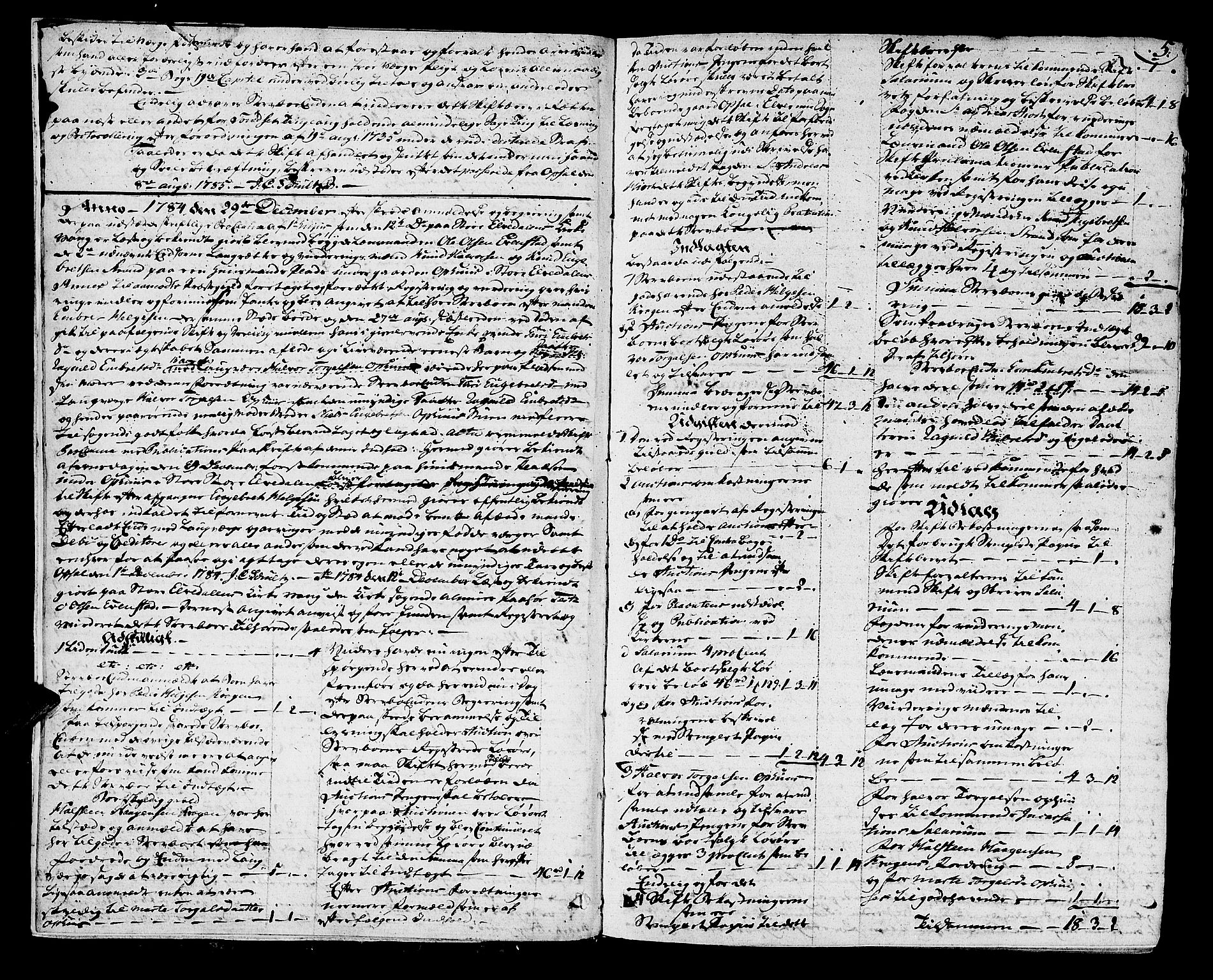Østerdalen sorenskriveri, AV/SAH-TING-032/J/Ja/L0005: Skifteprotokoll, 1784-1790, s. 4b-5a