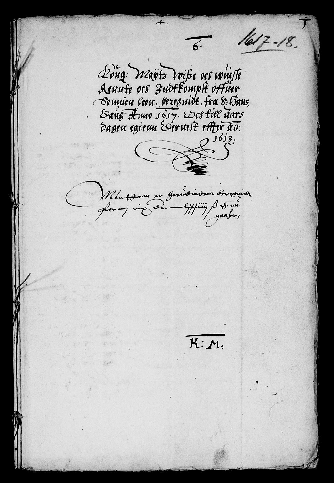 Rentekammeret inntil 1814, Reviderte regnskaper, Lensregnskaper, RA/EA-5023/R/Rb/Rbz/L0009: Nordlandenes len, 1617-1618