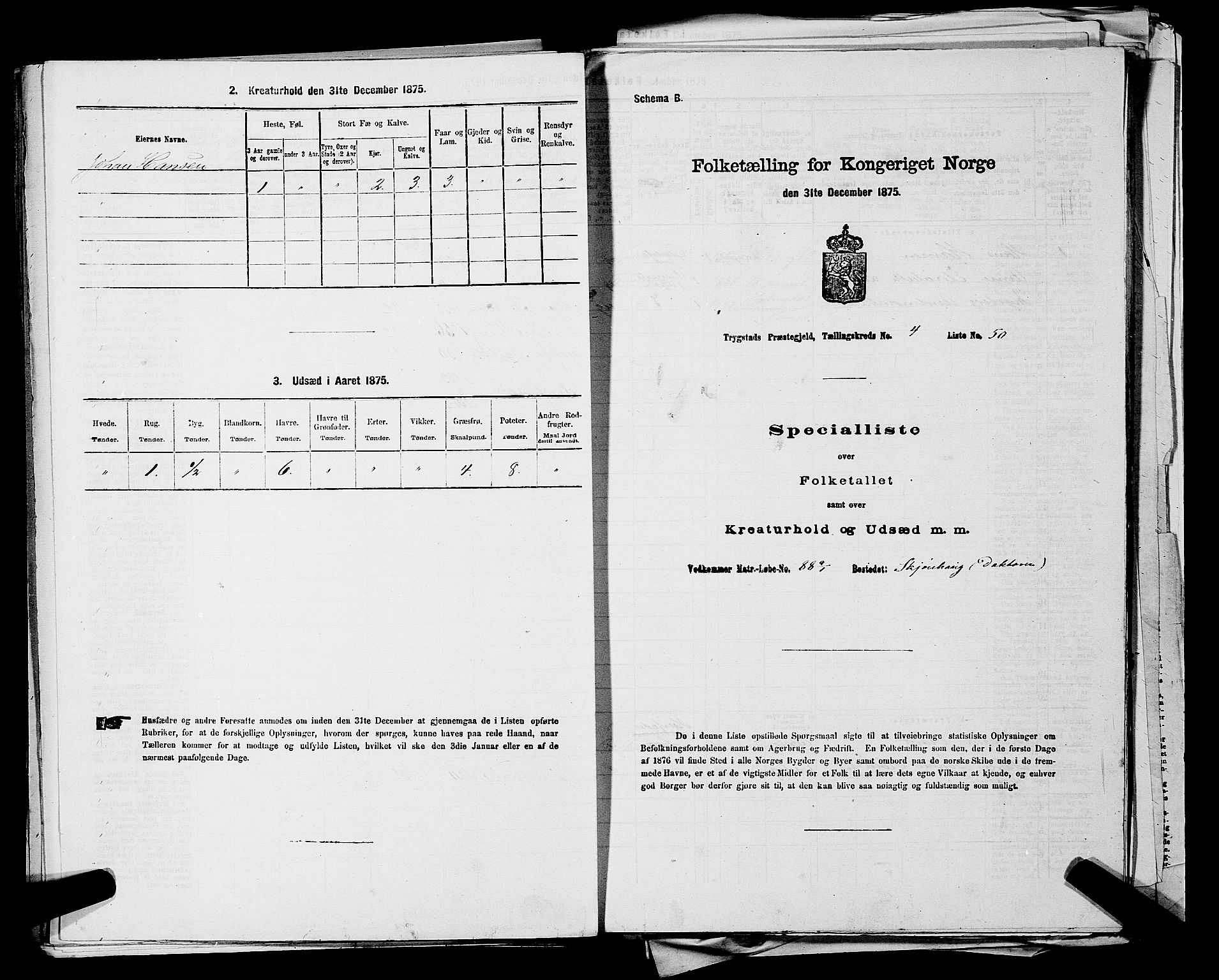 RA, Folketelling 1875 for 0122P Trøgstad prestegjeld, 1875, s. 475