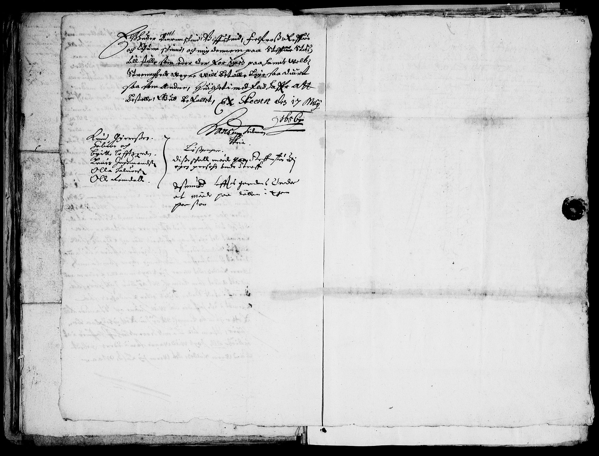 Danske Kanselli, Skapsaker, AV/RA-EA-4061/F/L0071: Skap 15, pakke 1A-31 Ia, 1618-1701, s. 258