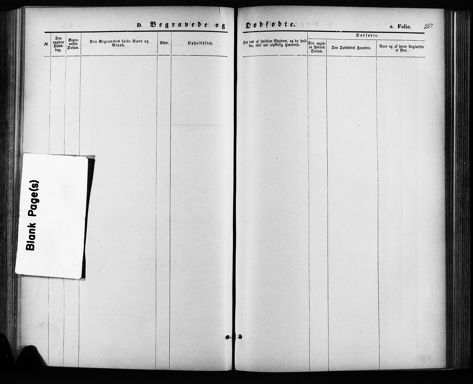 Hægebostad sokneprestkontor, AV/SAK-1111-0024/F/Fa/Fab/L0003: Ministerialbok nr. A 3, 1872-1886, s. 267