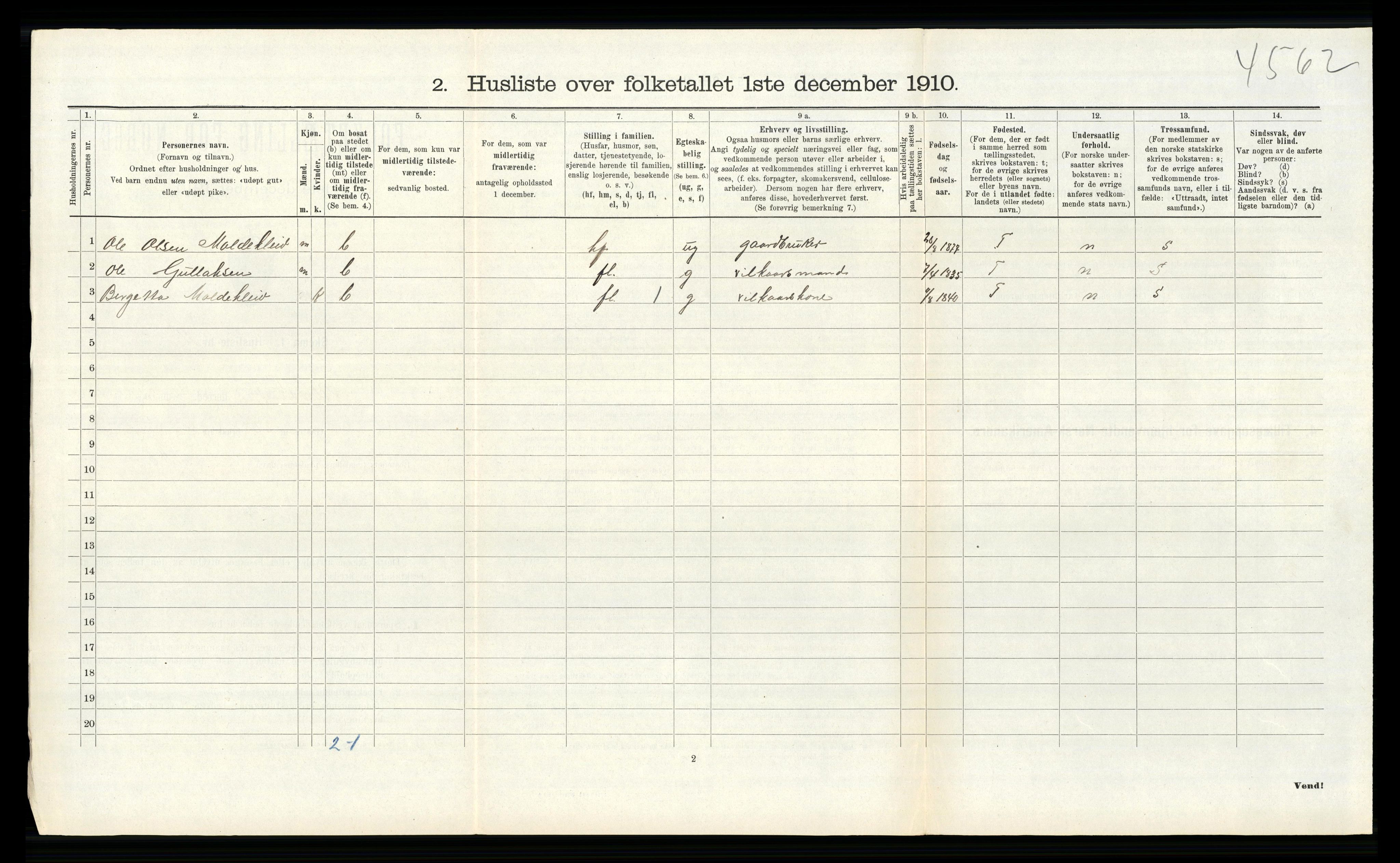 RA, Folketelling 1910 for 1257 Alversund herred, 1910, s. 459