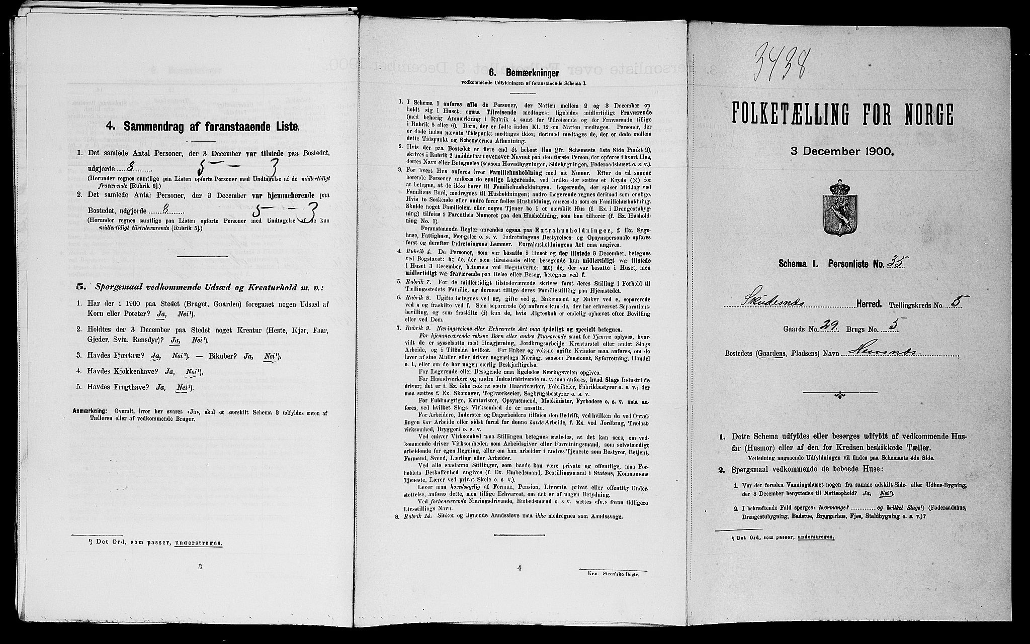 SAST, Folketelling 1900 for 1150 Skudenes herred, 1900, s. 760