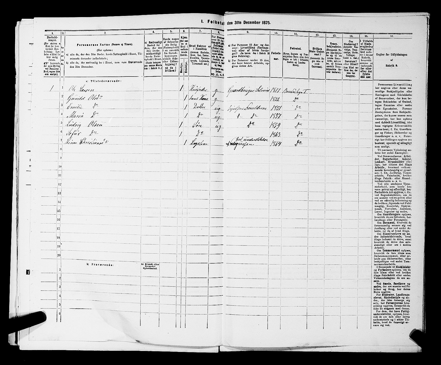 RA, Folketelling 1875 for 0122P Trøgstad prestegjeld, 1875, s. 1448