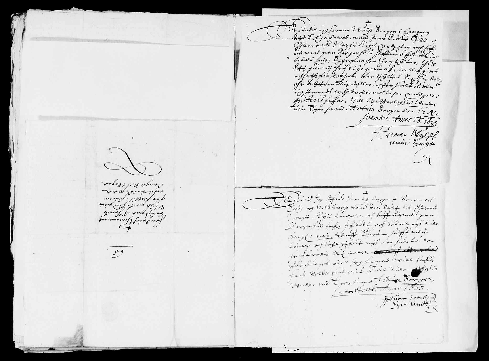 Rentekammeret inntil 1814, Reviderte regnskaper, Lensregnskaper, AV/RA-EA-5023/R/Rb/Rbt/L0065: Bergenhus len, 1633-1634