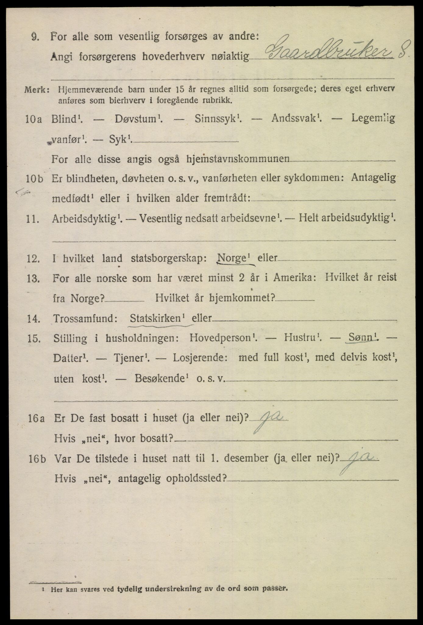 SAK, Folketelling 1920 for 1017 Greipstad herred, 1920, s. 1591