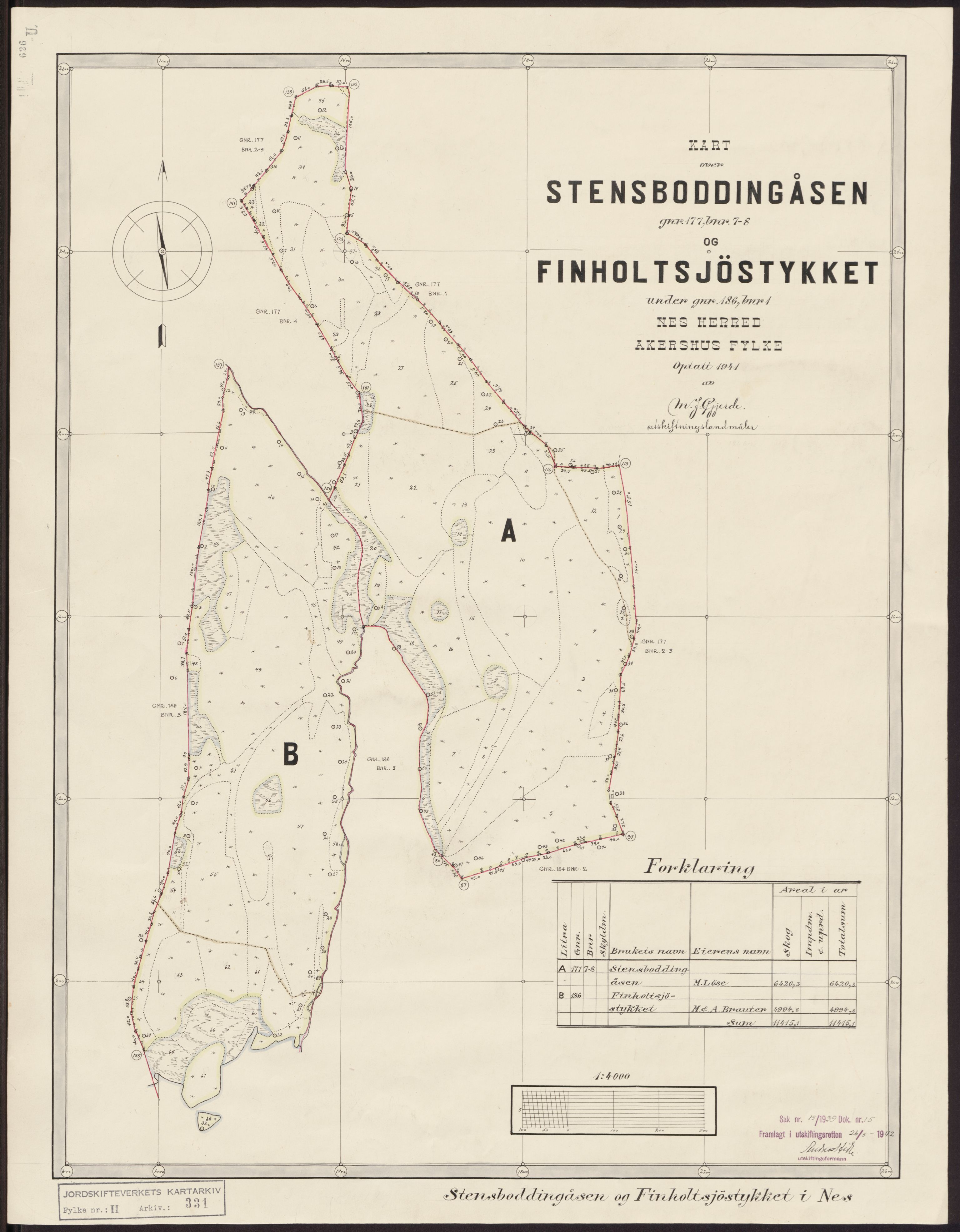 Jordskifteverkets kartarkiv, AV/RA-S-3929/T, 1859-1988, s. 424