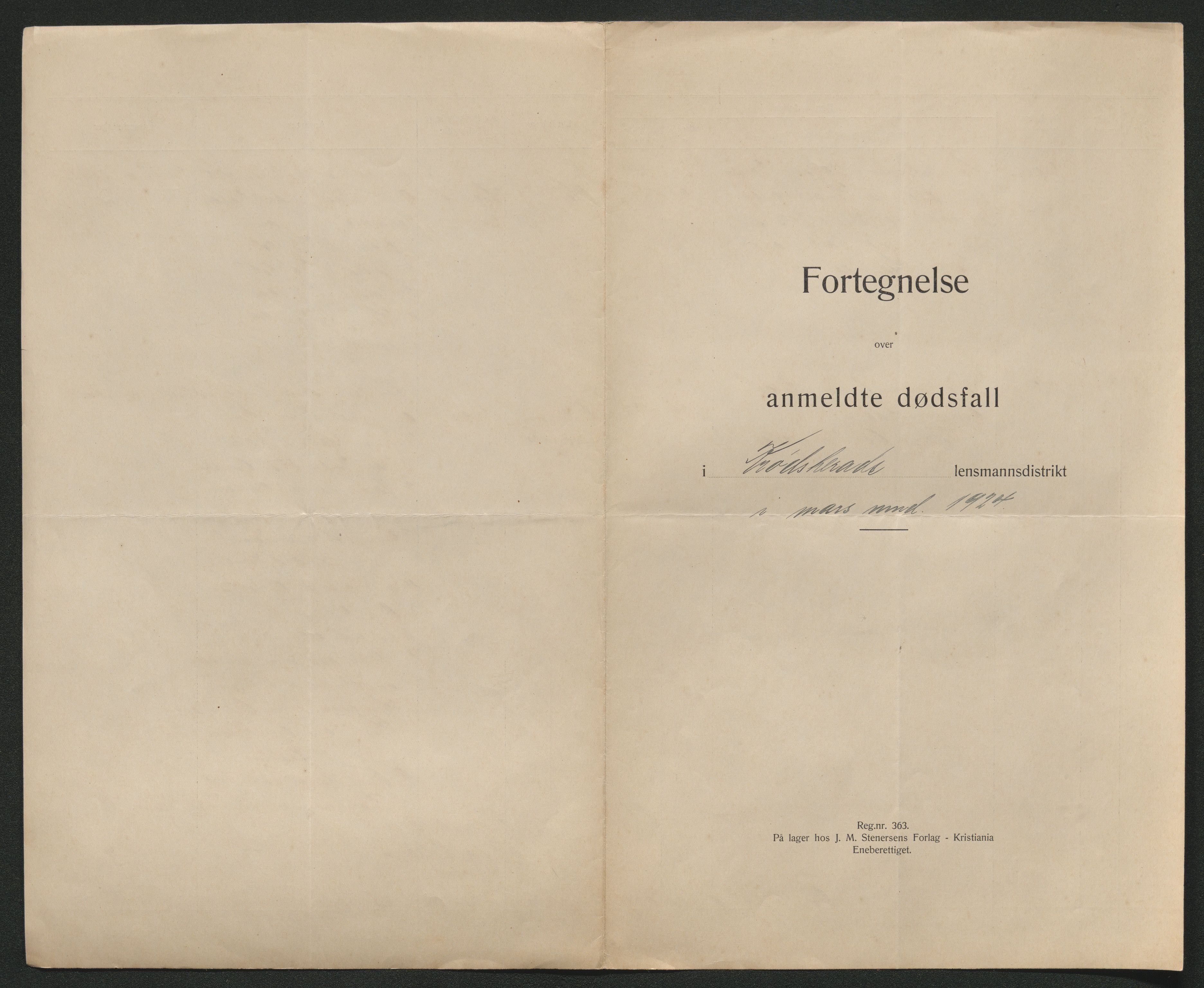 Eiker, Modum og Sigdal sorenskriveri, AV/SAKO-A-123/H/Ha/Hab/L0042: Dødsfallsmeldinger, 1924, s. 130