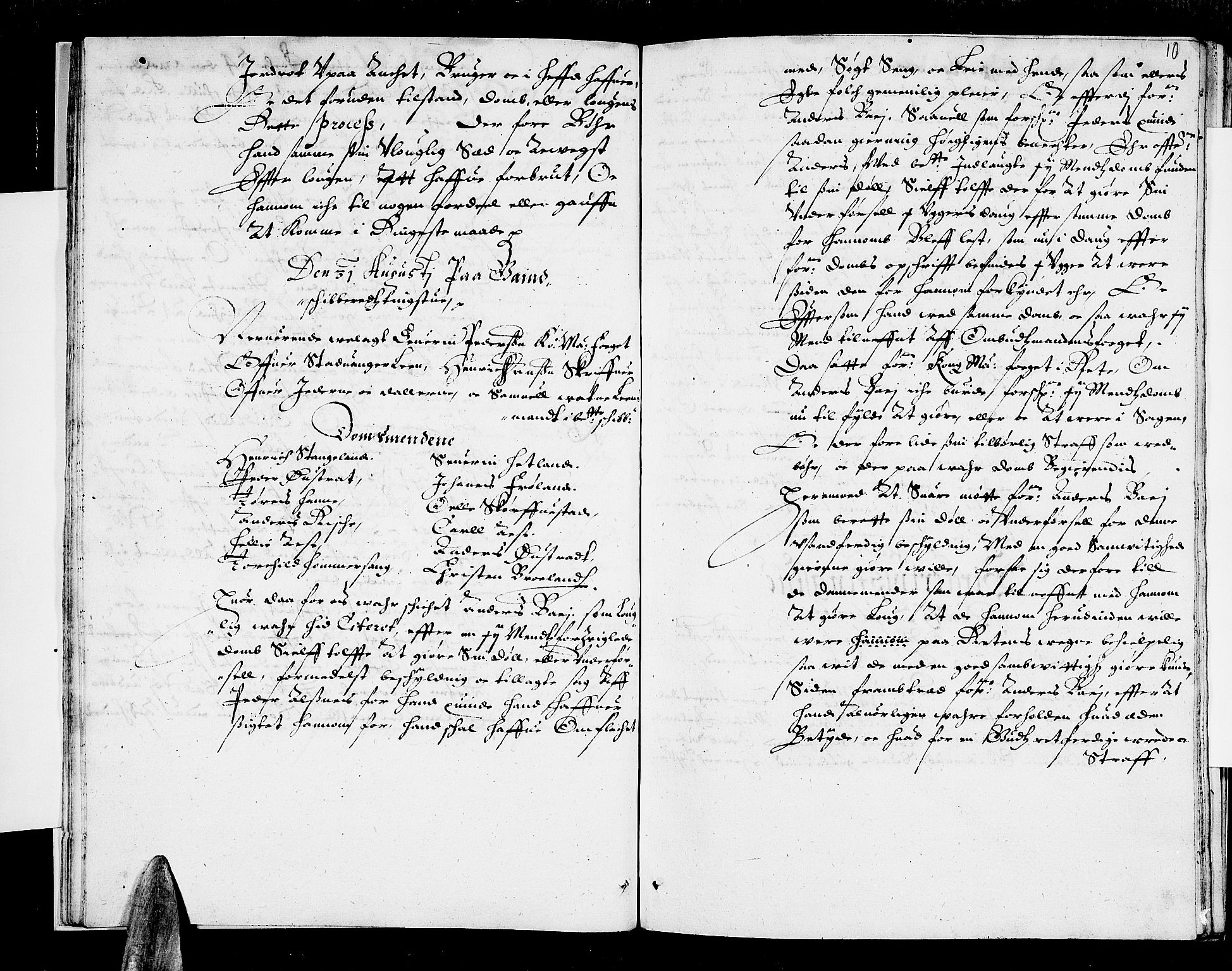 Jæren og Dalane sorenskriveri, AV/SAST-A-100306/3/30/30BA/L0012: TINGBOK, 1629-1631, s. 9b-10a