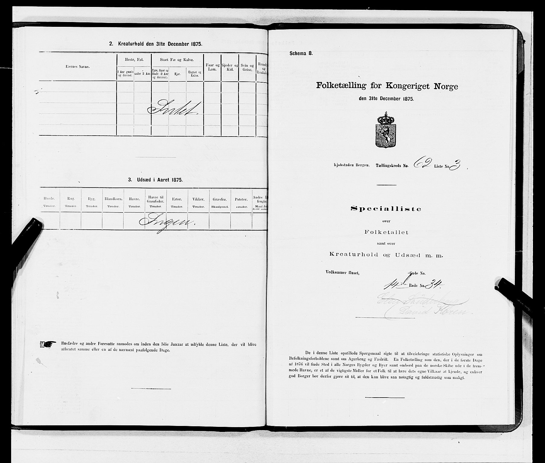 SAB, Folketelling 1875 for 1301 Bergen kjøpstad, 1875, s. 3283