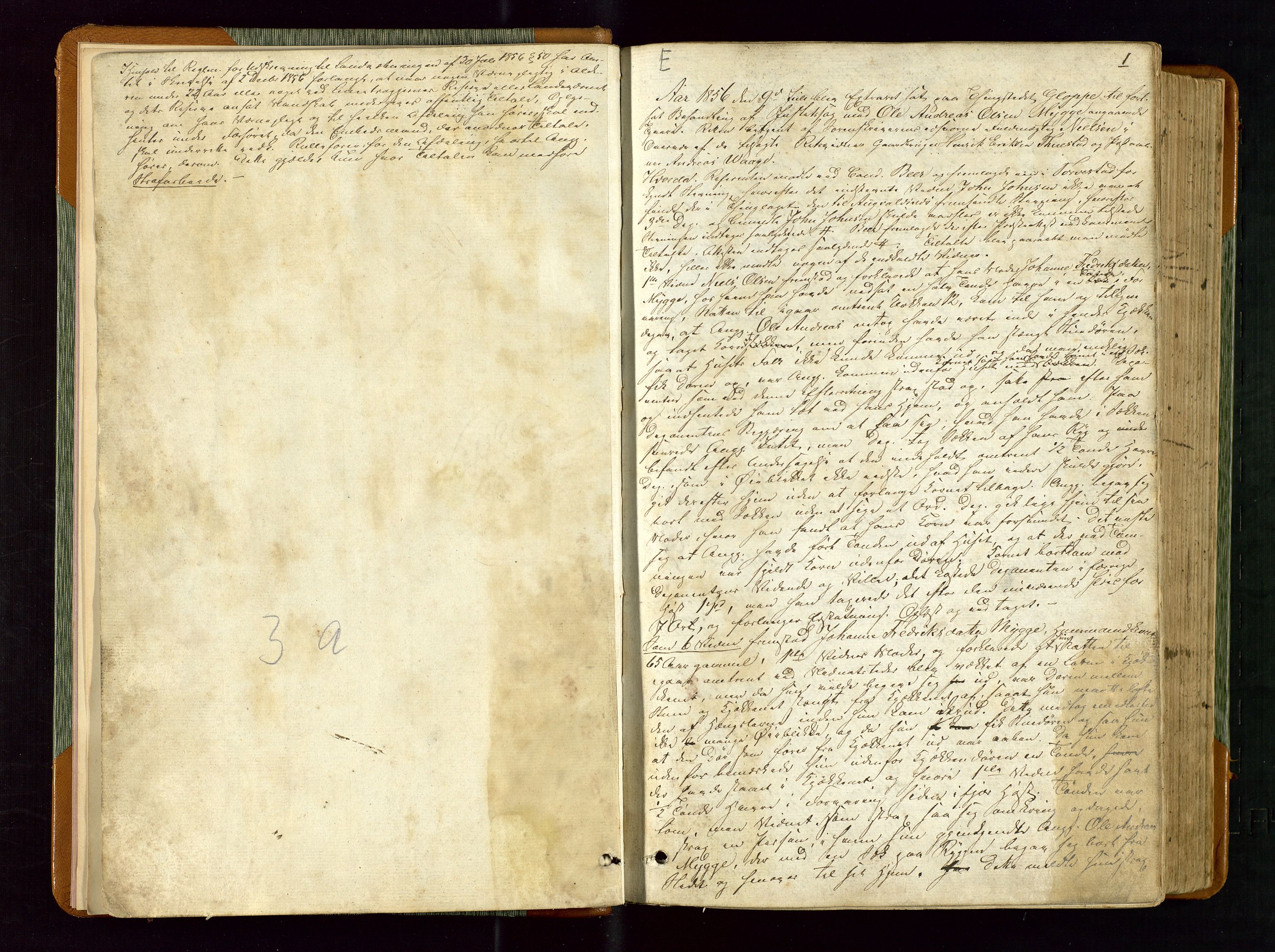 Karmsund sorenskriveri, AV/SAST-A-100311/01/I/IA/IABB/L0003: EKSTRARETTSPROTOKOLL BA 3, 1856-1863, s. 0b-1a