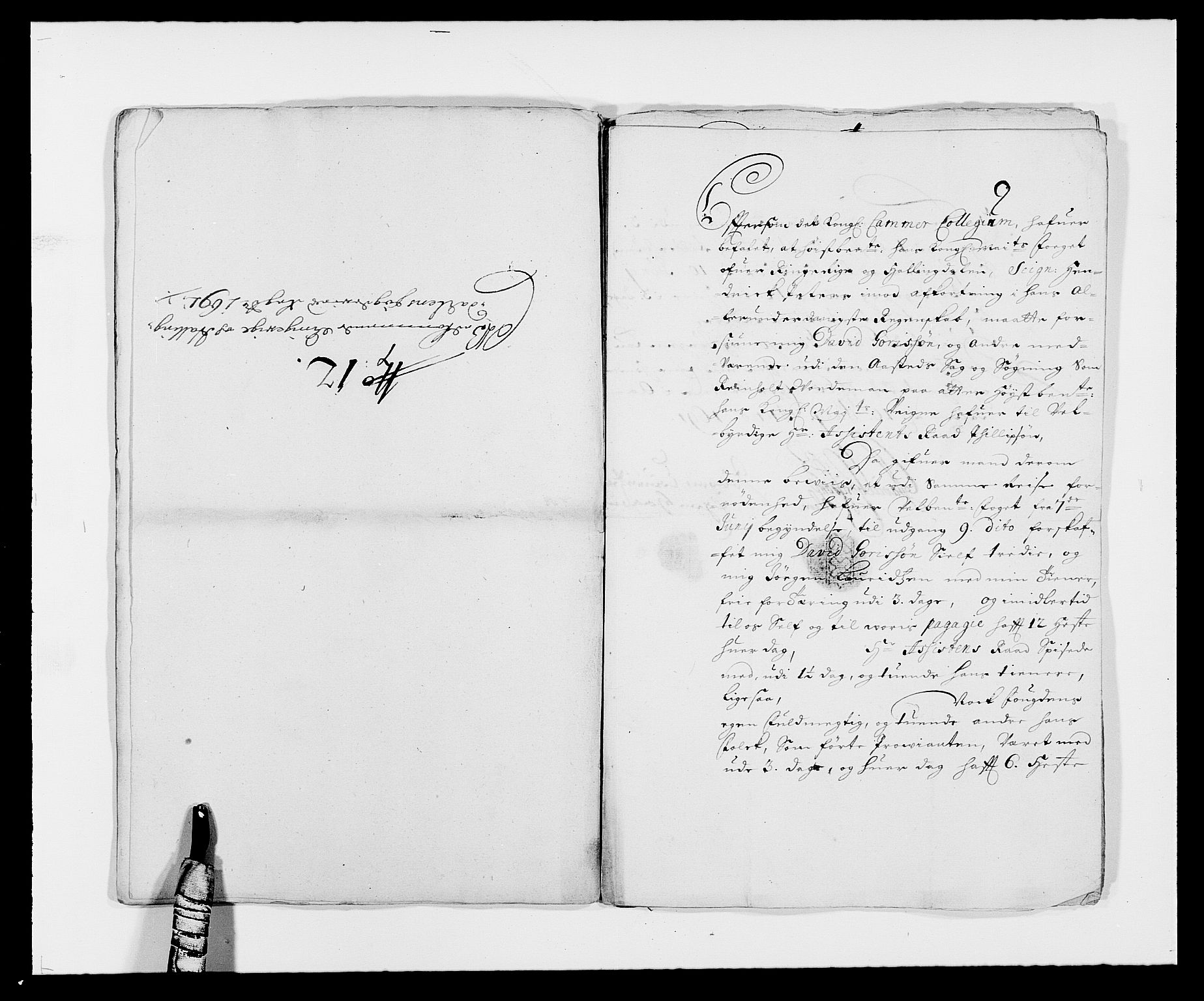 Rentekammeret inntil 1814, Reviderte regnskaper, Fogderegnskap, AV/RA-EA-4092/R21/L1448: Fogderegnskap Ringerike og Hallingdal, 1690-1692, s. 357