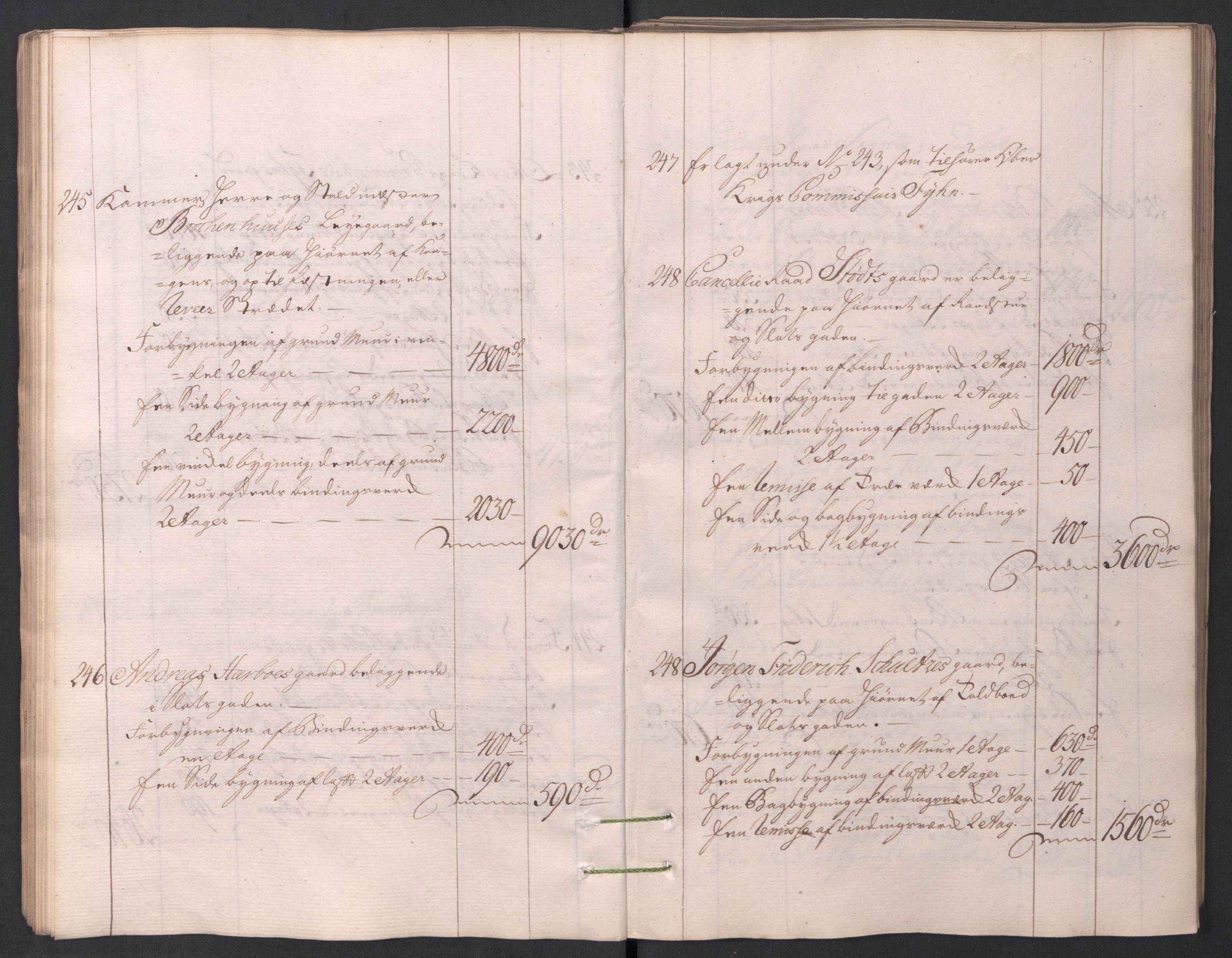 Kristiania stiftamt, AV/SAO-A-10386/I/Ia/L0001/0002: Branntakster / Christiania, 1766-1767