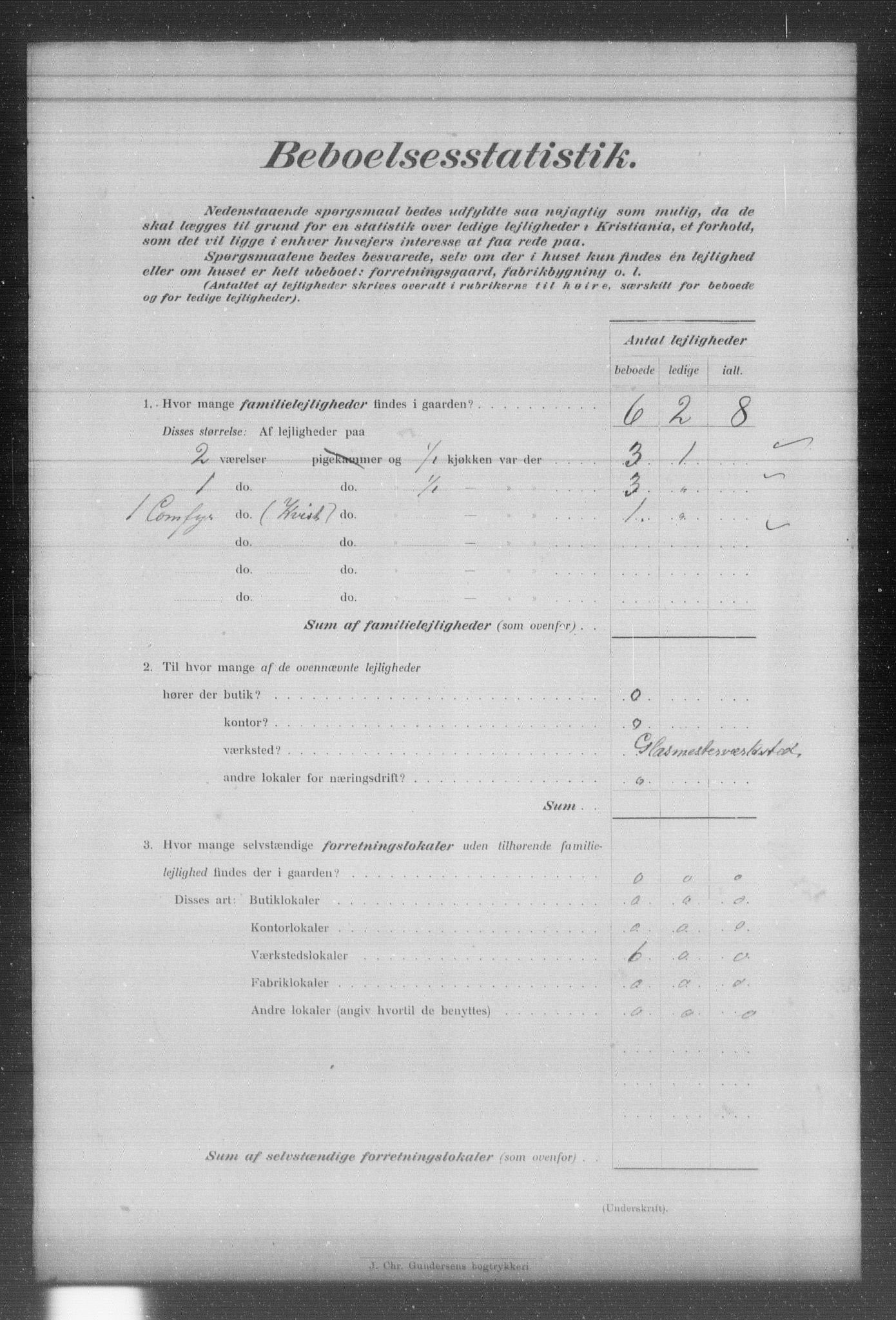OBA, Kommunal folketelling 31.12.1903 for Kristiania kjøpstad, 1903, s. 5433