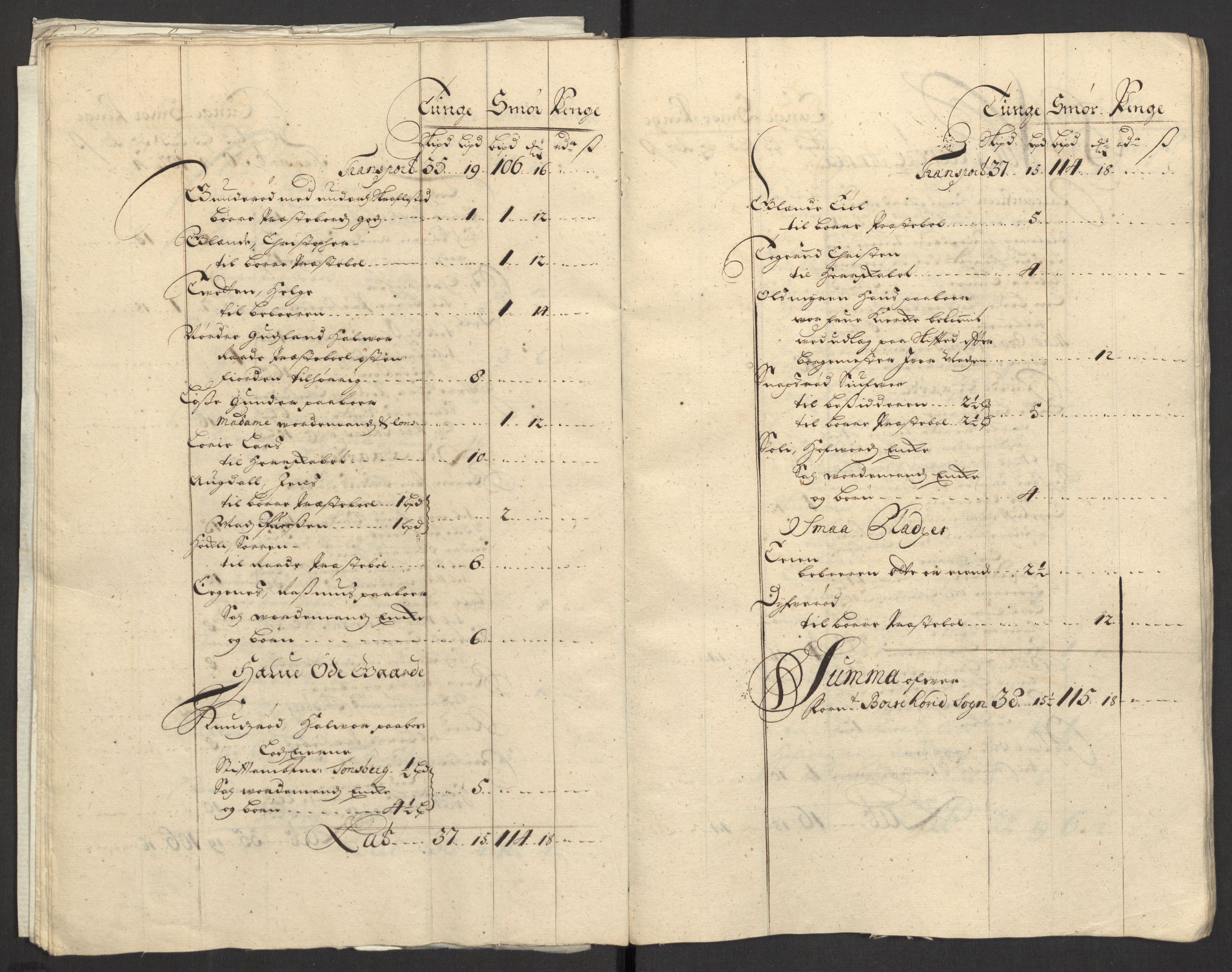 Rentekammeret inntil 1814, Reviderte regnskaper, Fogderegnskap, RA/EA-4092/R32/L1873: Fogderegnskap Jarlsberg grevskap, 1708, s. 36