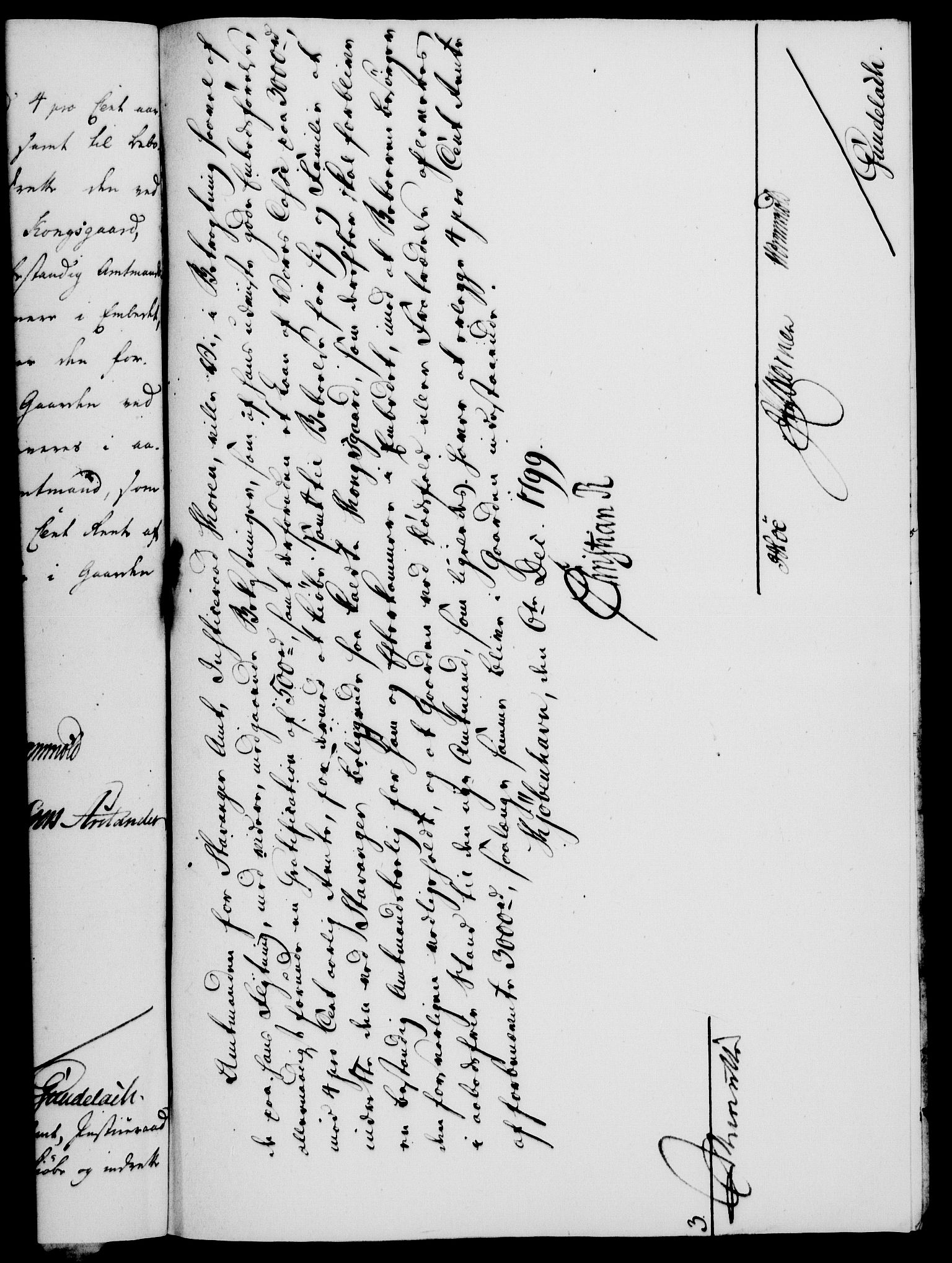 Rentekammeret, Kammerkanselliet, AV/RA-EA-3111/G/Gf/Gfa/L0081: Norsk relasjons- og resolusjonsprotokoll (merket RK 52.81), 1799, s. 773
