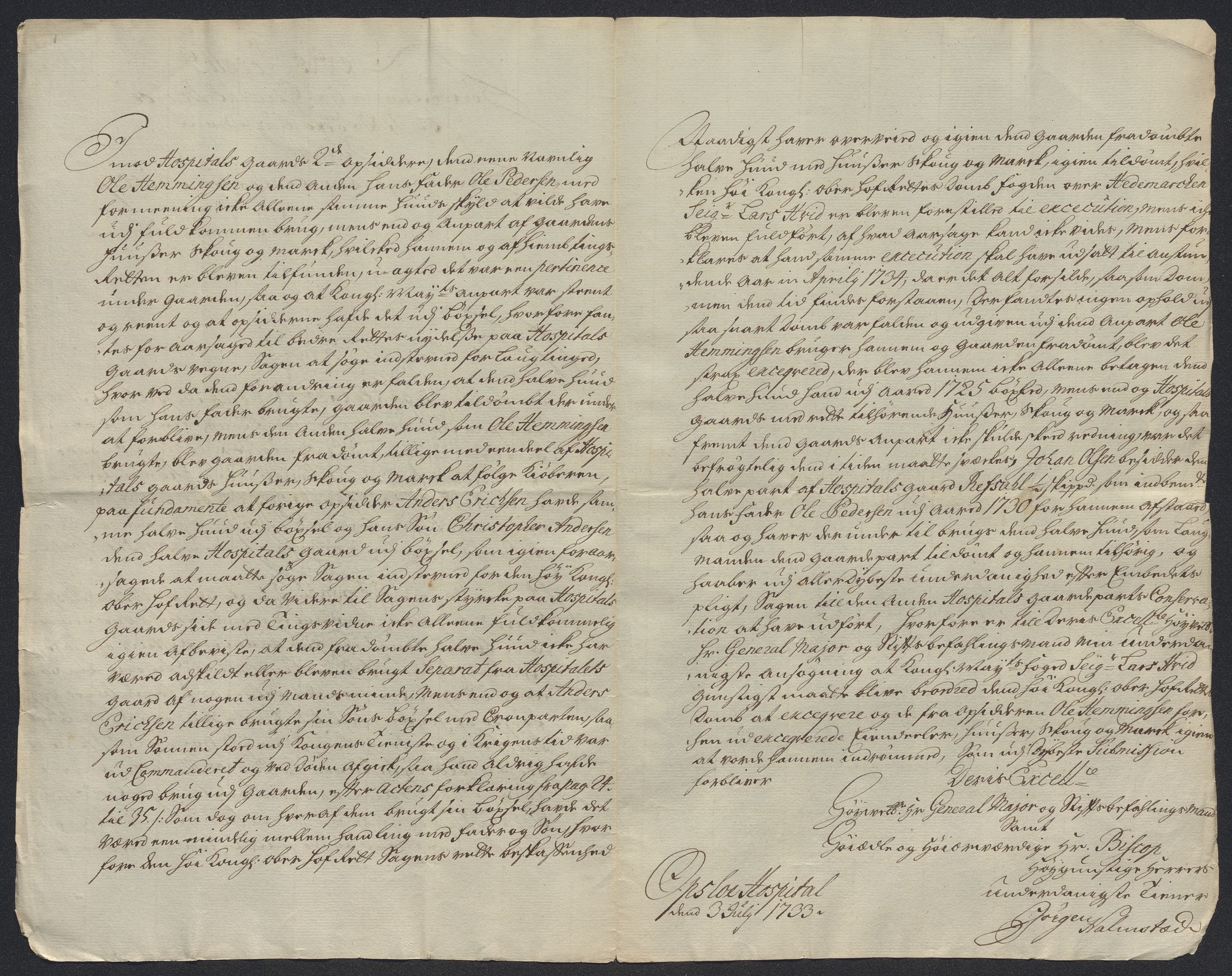 Oslo stiftsdireksjon, AV/SAO-A-11085/K/Kb/L0002/0013: Oslo Hospital / Hospitalsgods, 1690-1735, s. 7