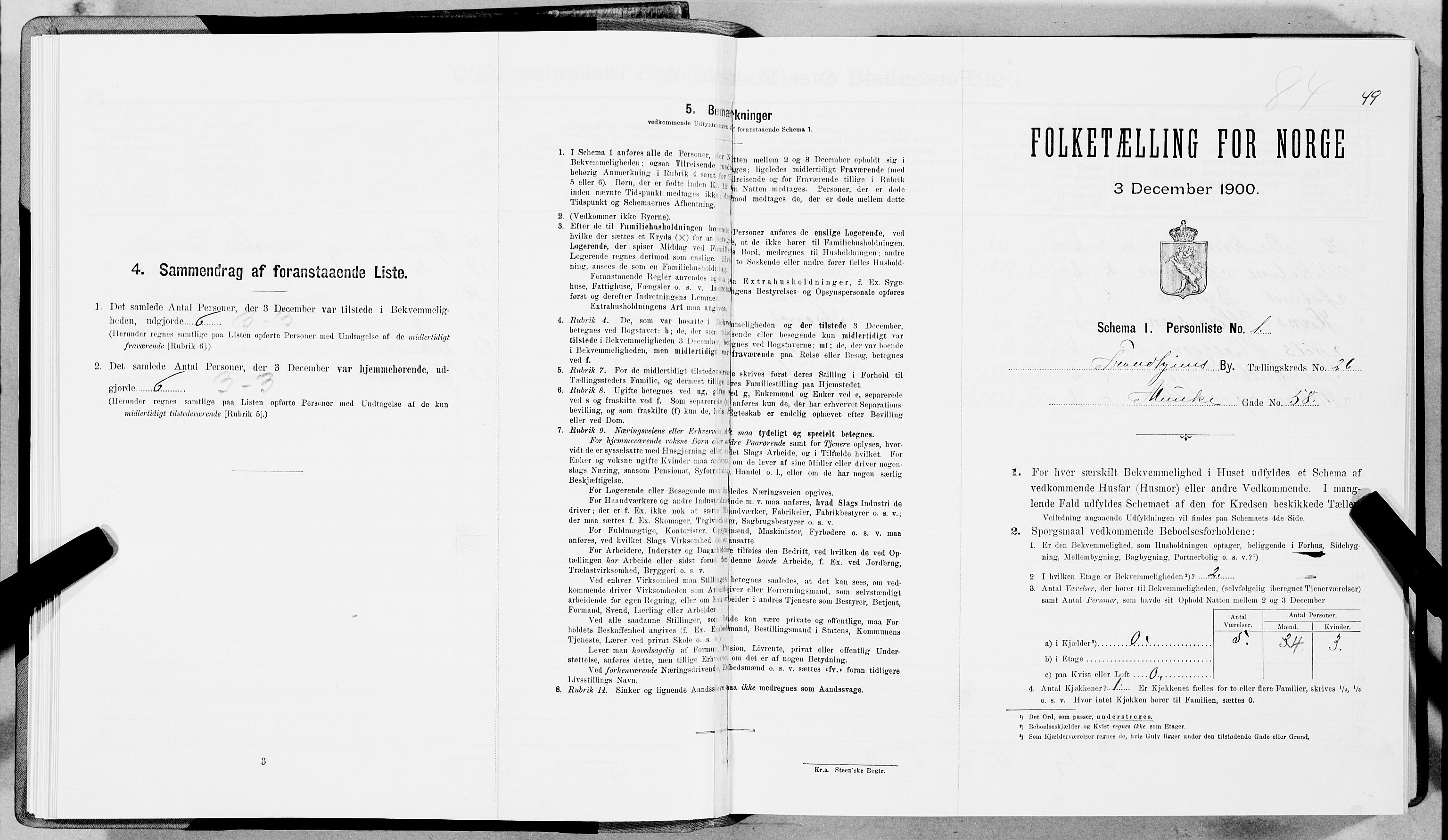 SAT, Folketelling 1900 for 1601 Trondheim kjøpstad, 1900, s. 4057