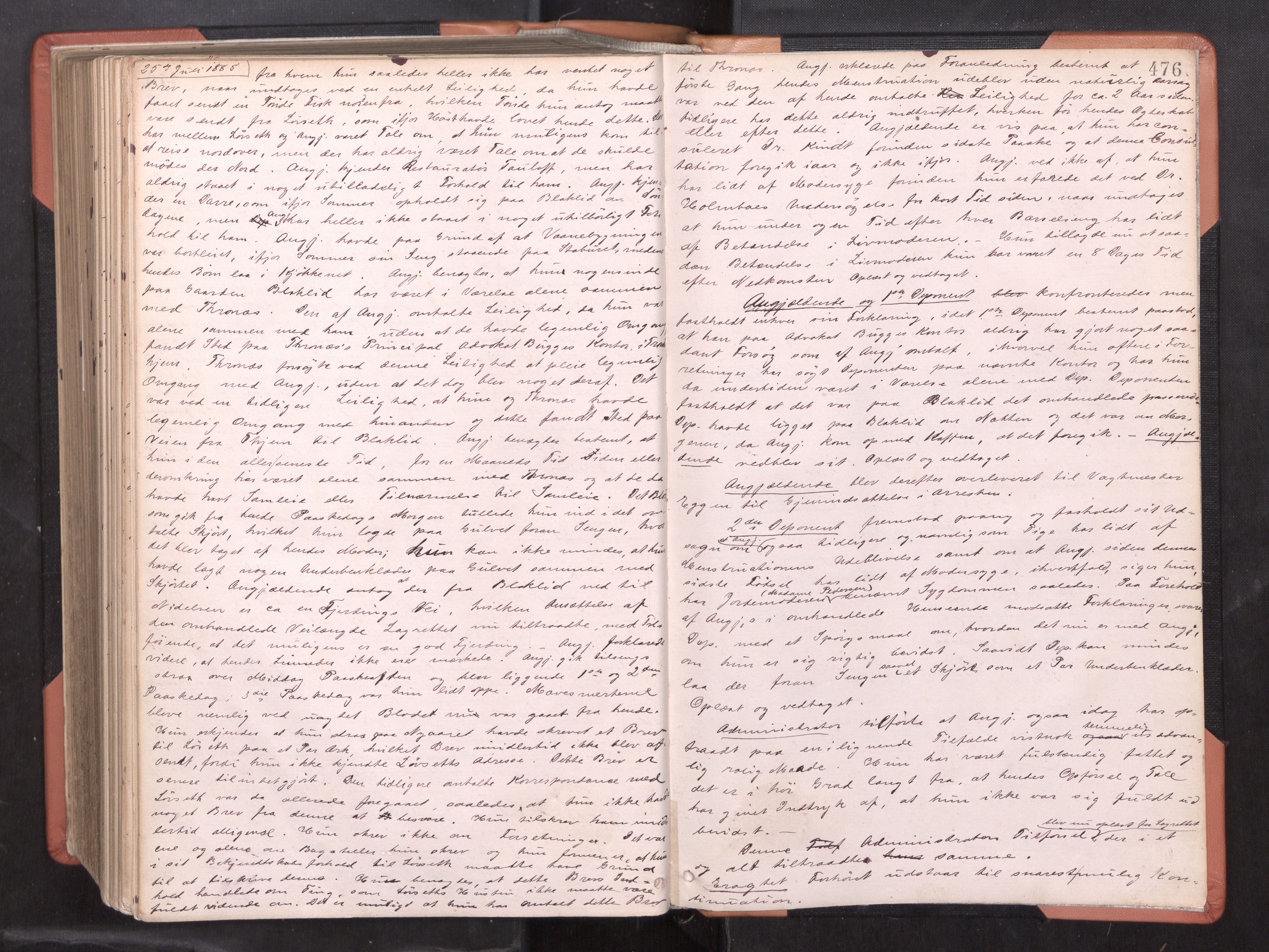 Strinda og Selbu sorenskriveri, AV/SAT-A-0015/1/1B/L0014: Ekstrarettsprot. 12, 1872-1885, s. 475b-476a
