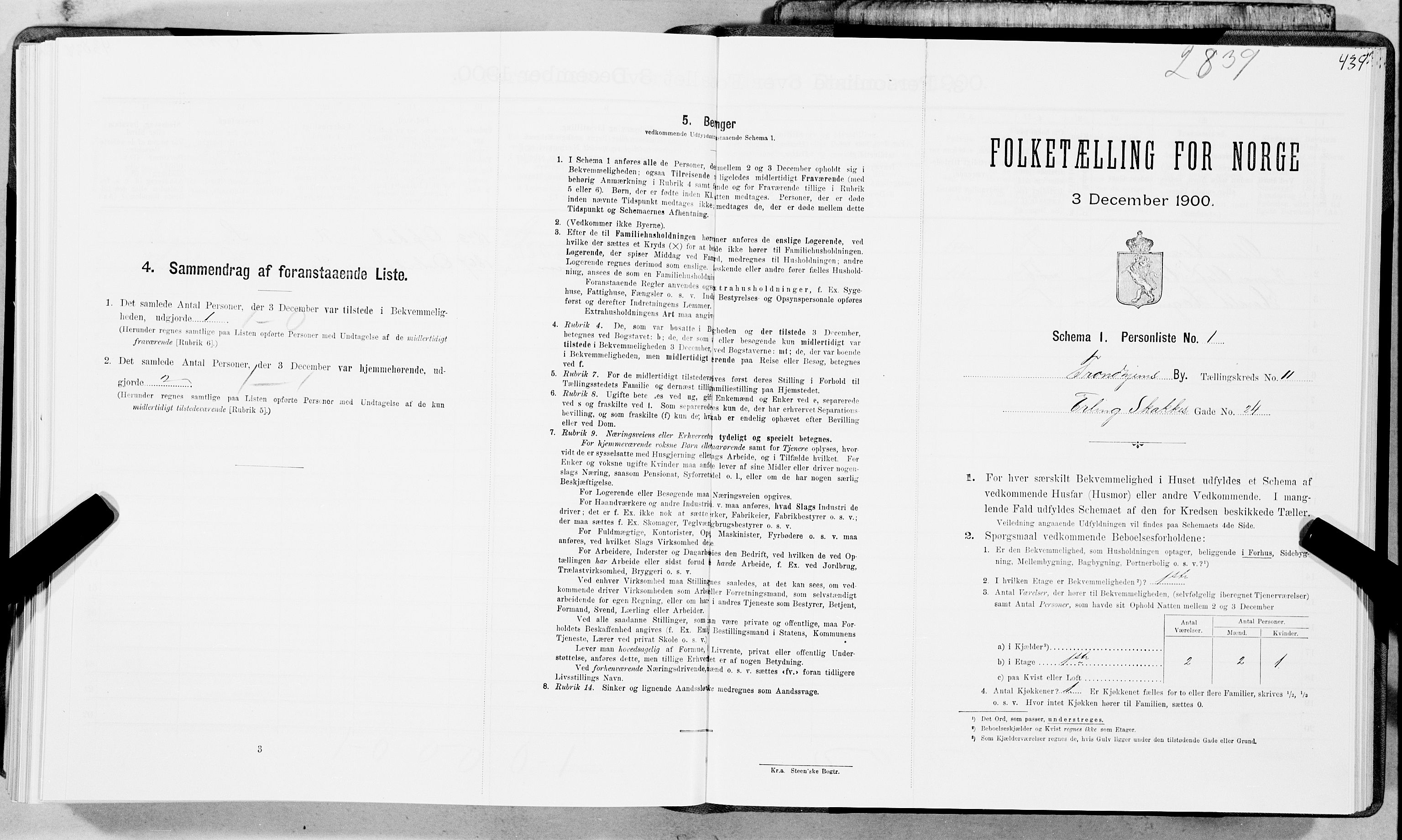 SAT, Folketelling 1900 for 1601 Trondheim kjøpstad, 1900, s. 1923