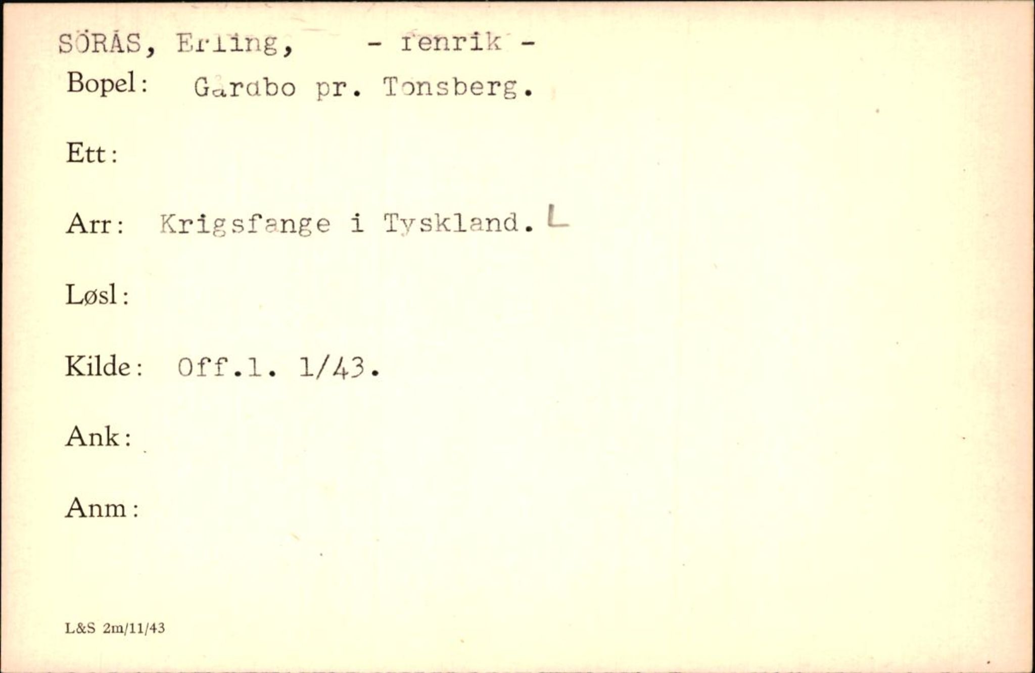 Forsvaret, Forsvarets krigshistoriske avdeling, AV/RA-RAFA-2017/Y/Yf/L0200: II-C-11-2102  -  Norske krigsfanger i Tyskland, 1940-1945, s. 1031