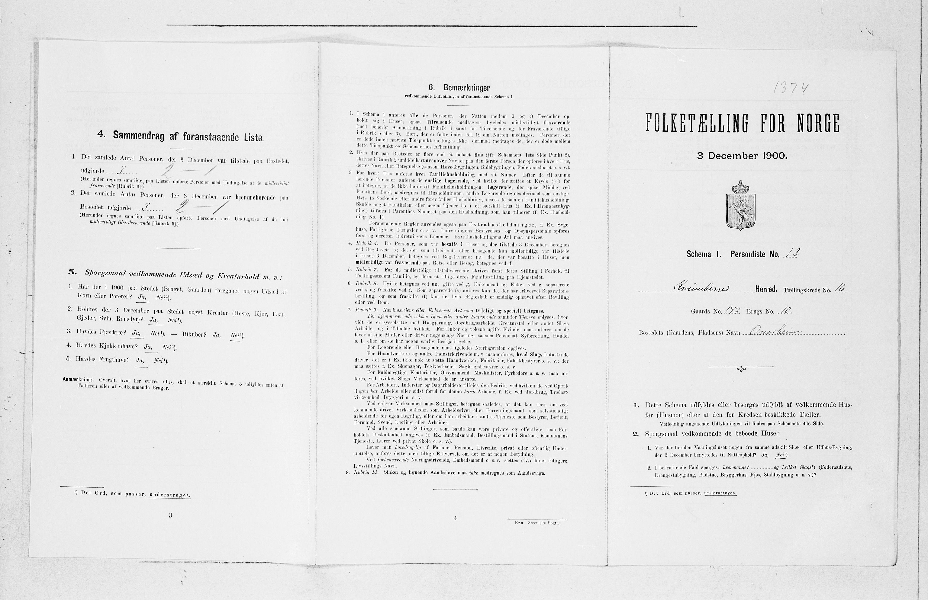 SAB, Folketelling 1900 for 1224 Kvinnherad herred, 1900, s. 1386